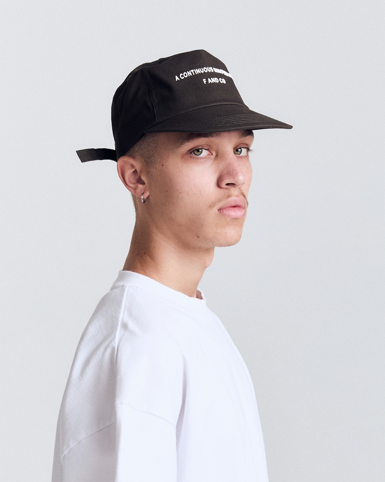 Innovation Cap - Wide Brim 5 Panel - Off Black