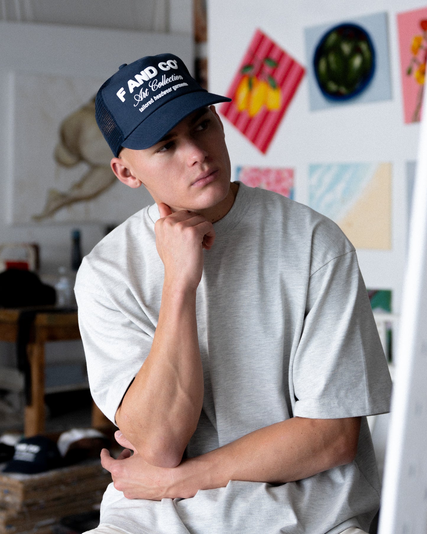 Artist Cap - Ball Trucker - Navy