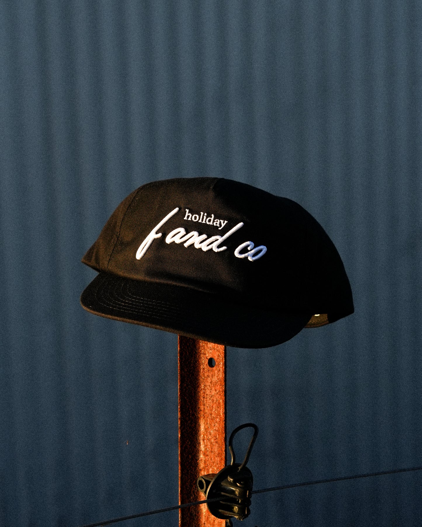 Holiday Cap - 5 Panel - Black