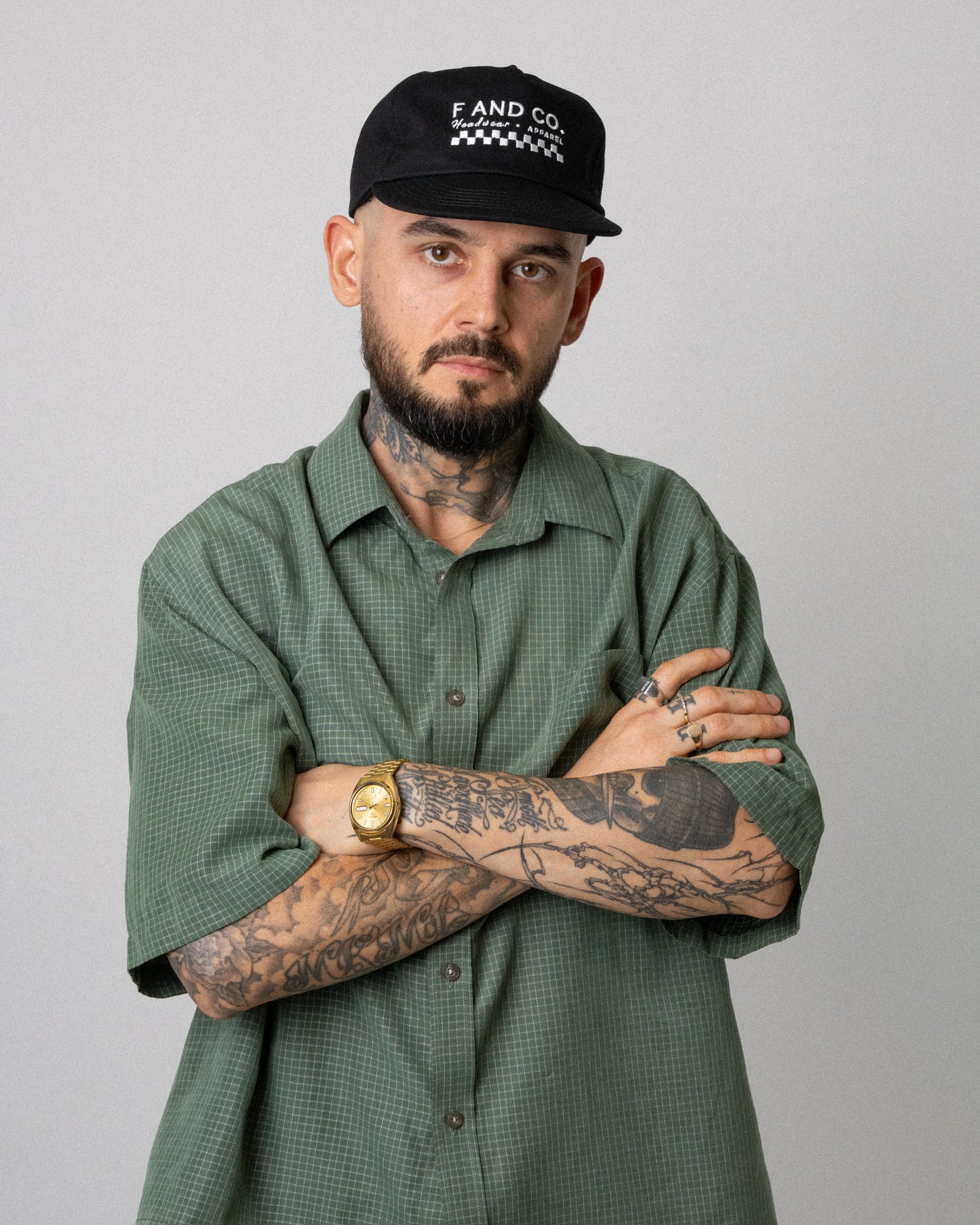 Logo Cap - 5 Panel - Black