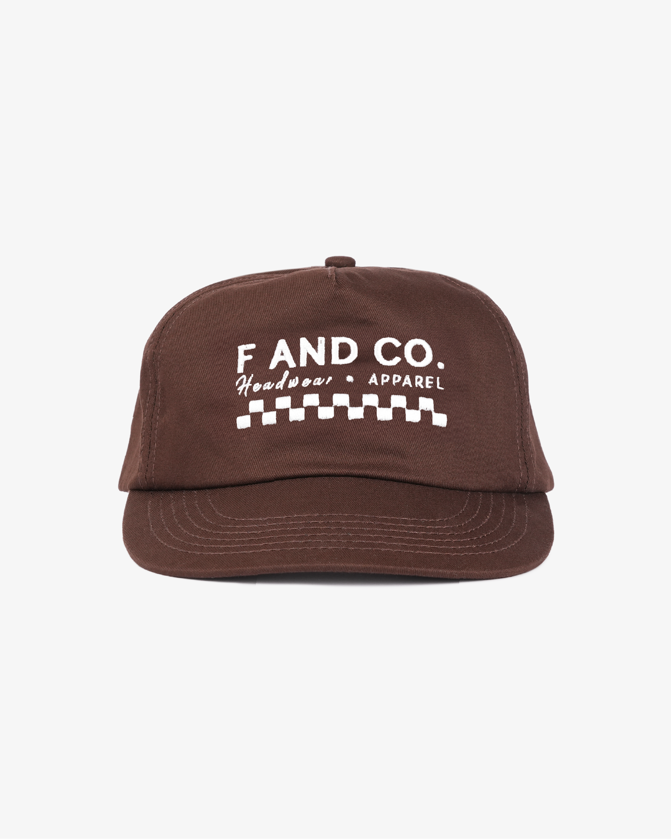 Logo Cap - 5 Panel - Brown