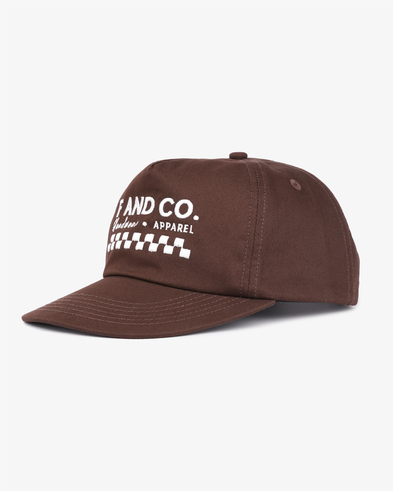 Logo Cap - 5 Panel - Brown