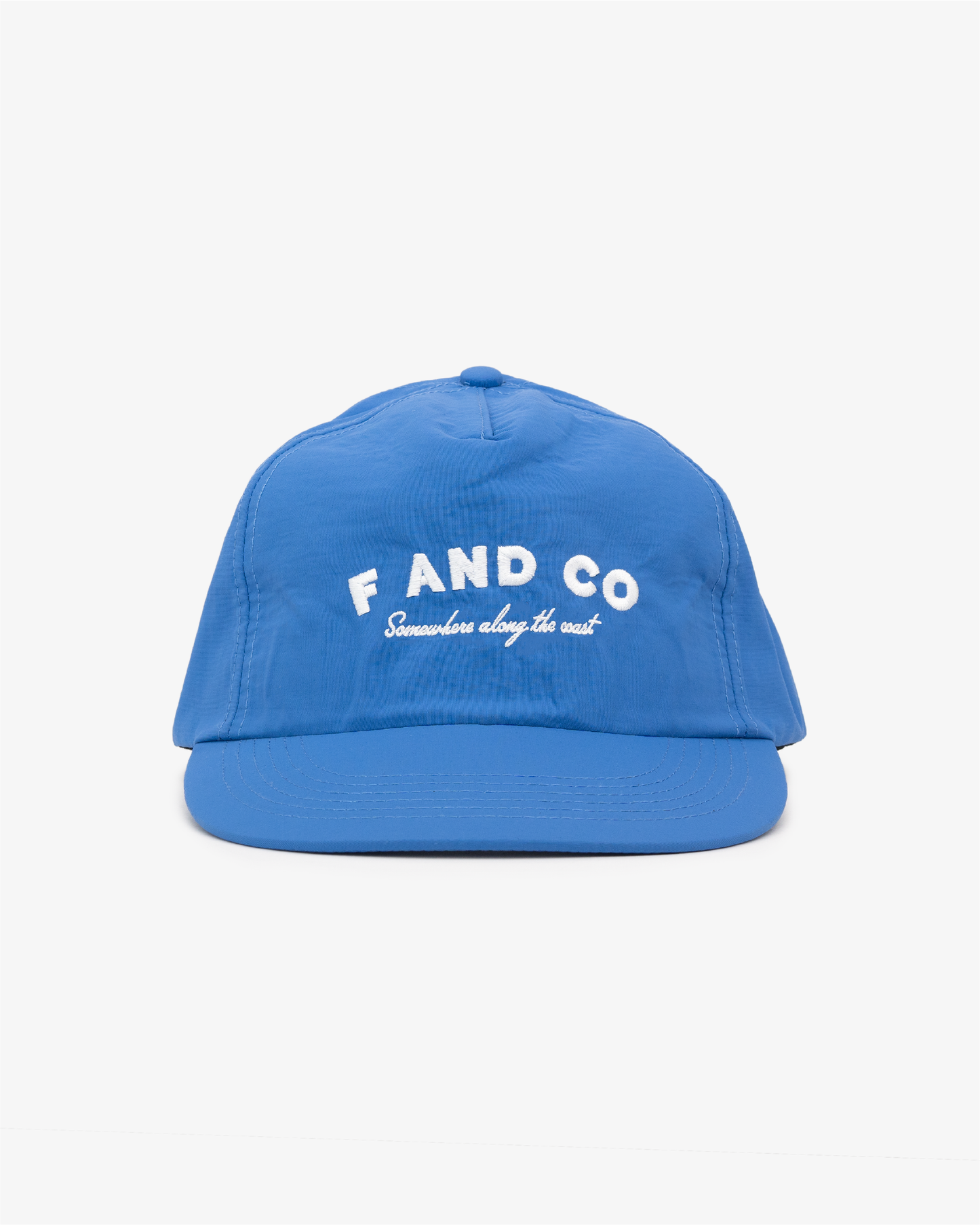 Nylon Coastal Cap - 5 Panel - Blue