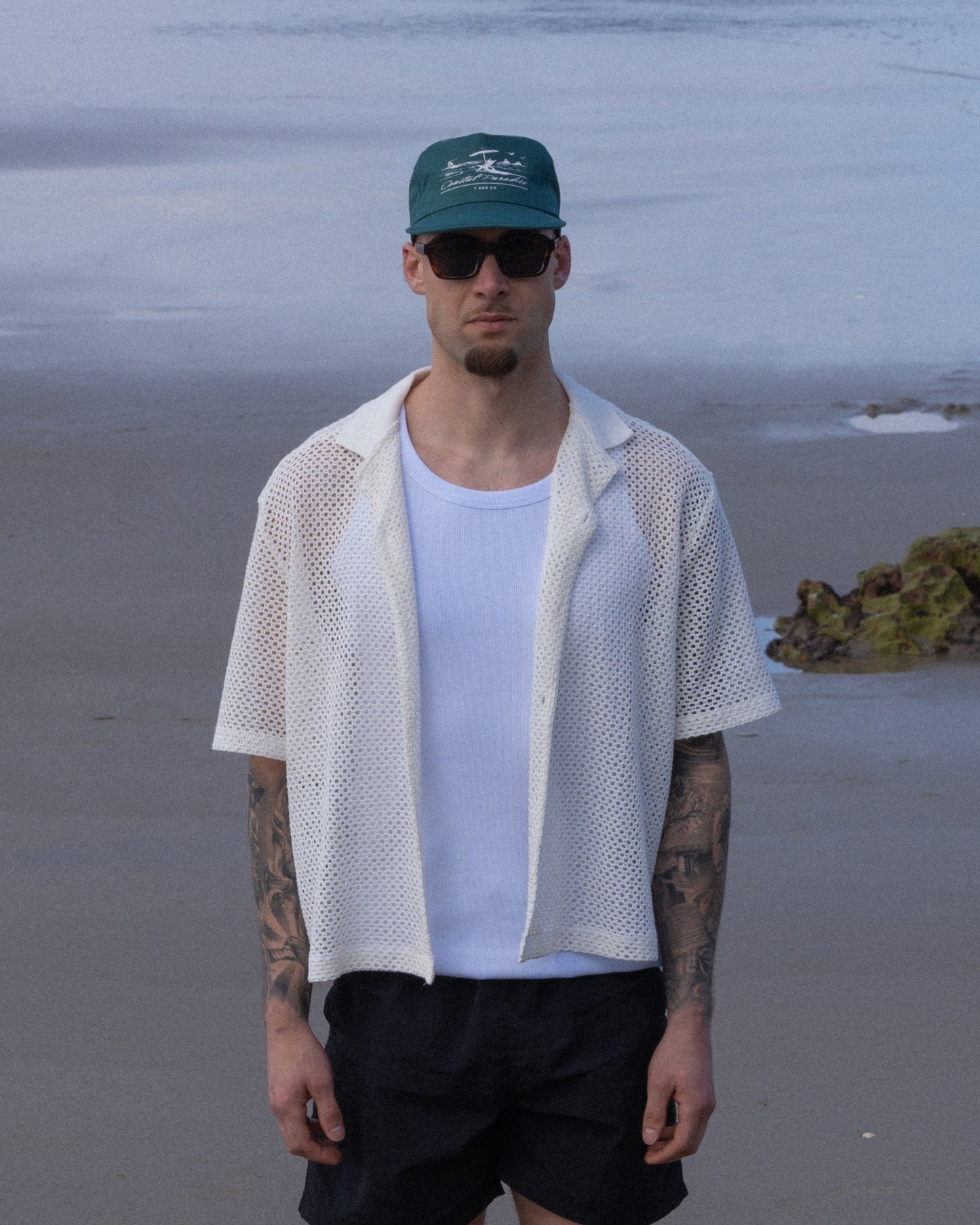 Shoreline Cap - 5 Panel - Bush Green