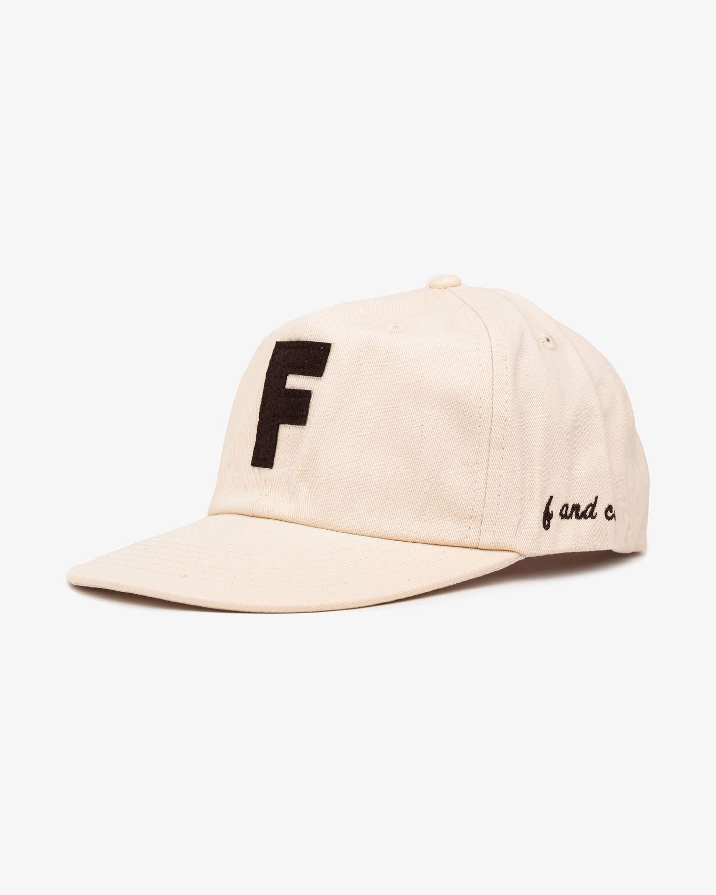 F Cap - 5 Panel - Cream