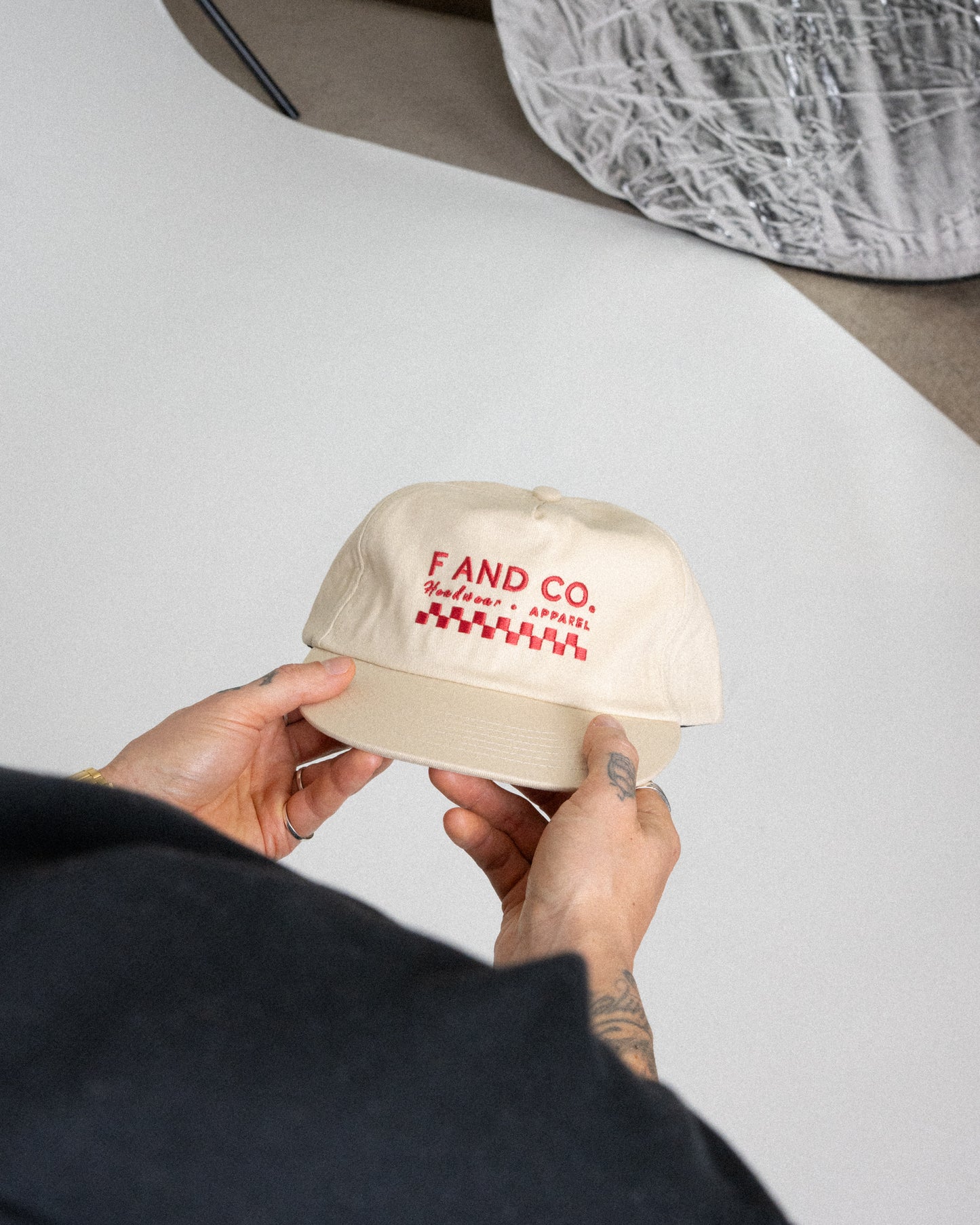 Logo Cap - 5 Panel -Cream