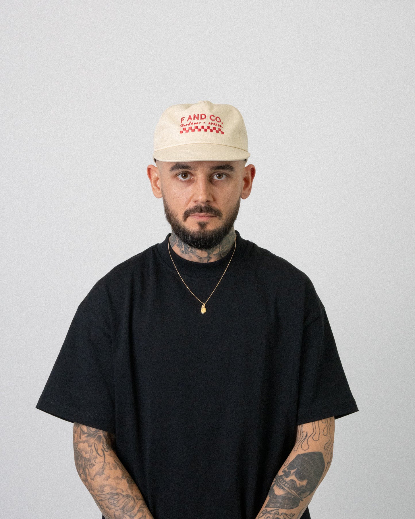 Logo Cap - 5 Panel -Cream