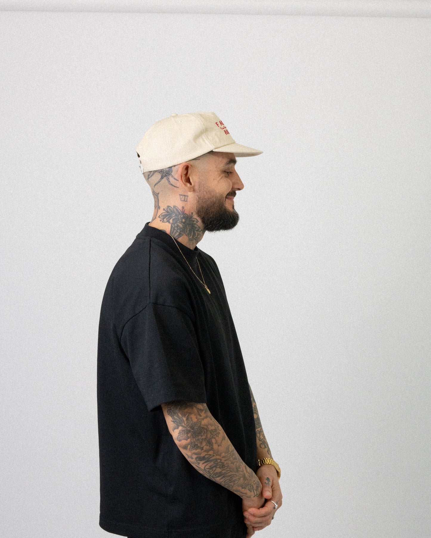 Logo Cap - 5 Panel -Cream