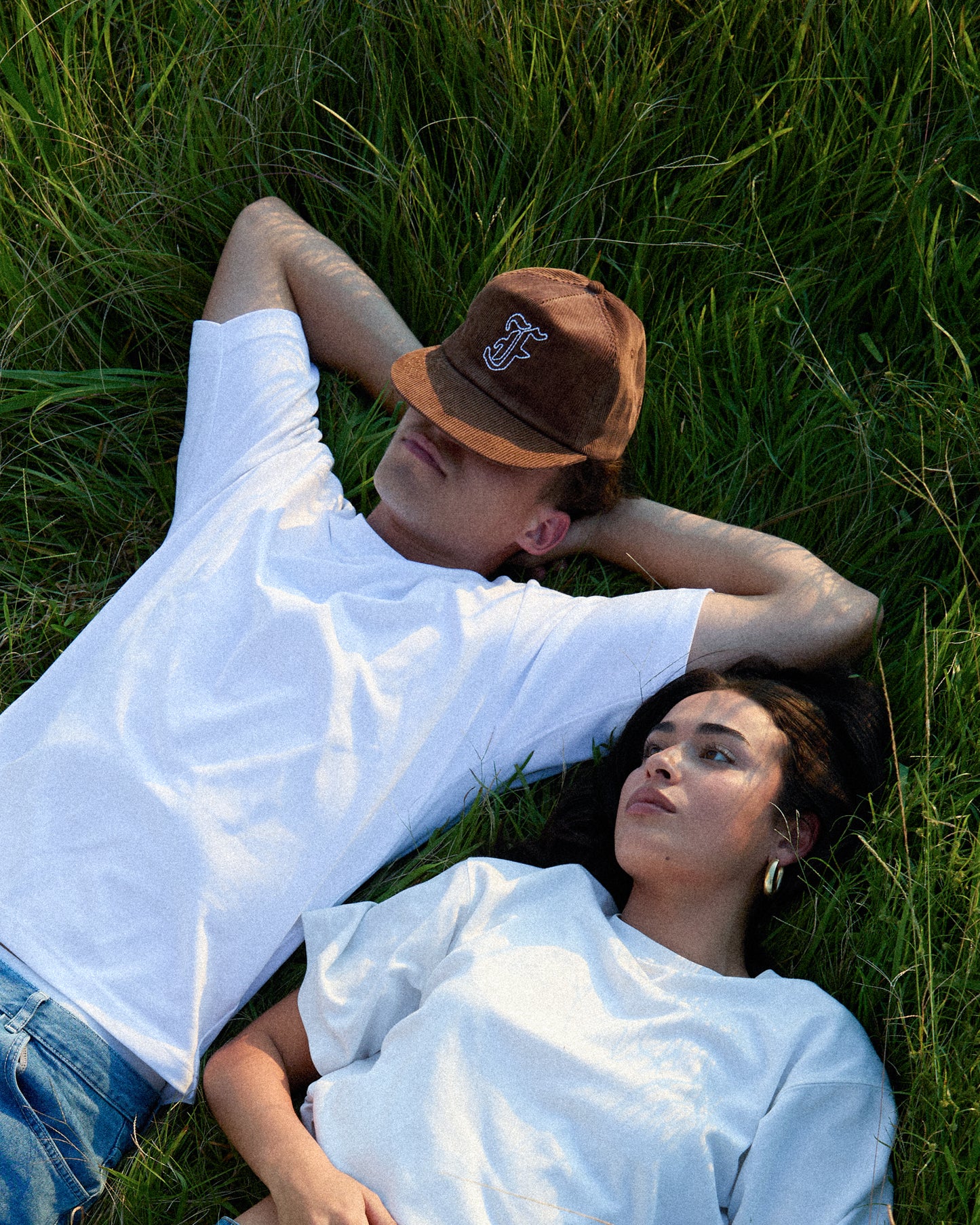 Letterman Cord Cap - 5 Panel - Brown