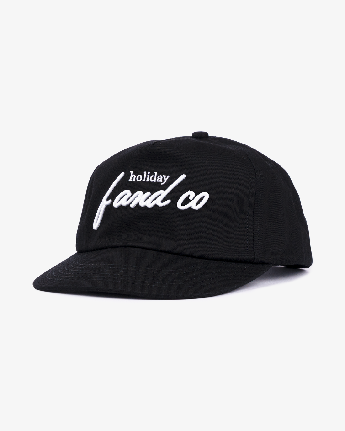 Holiday Cap - 5 Panel - Black