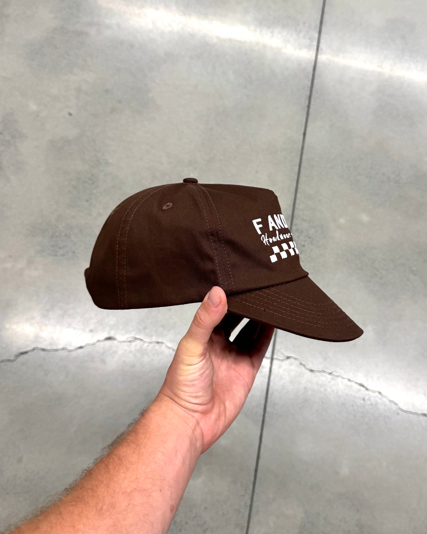 Logo Cap - 5 Panel - Brown