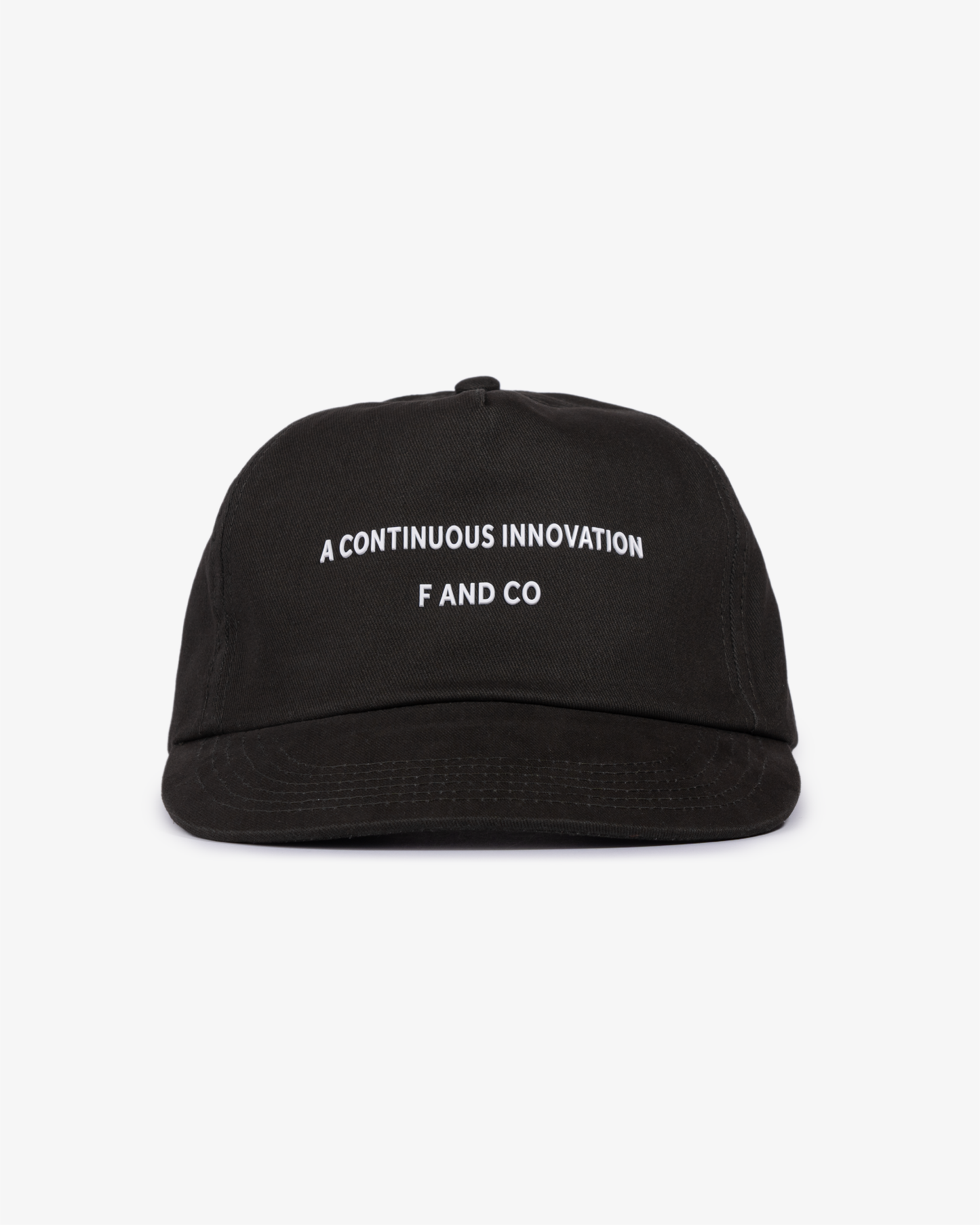 Innovation Cap - Wide Brim 5 Panel - Off Black