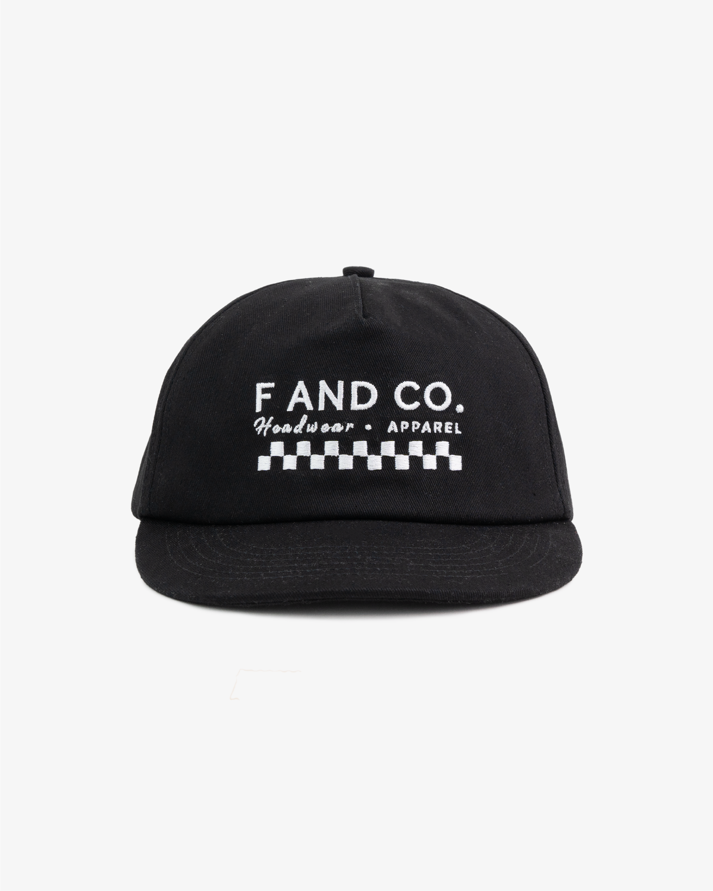Logo Cap - 5 Panel - Black