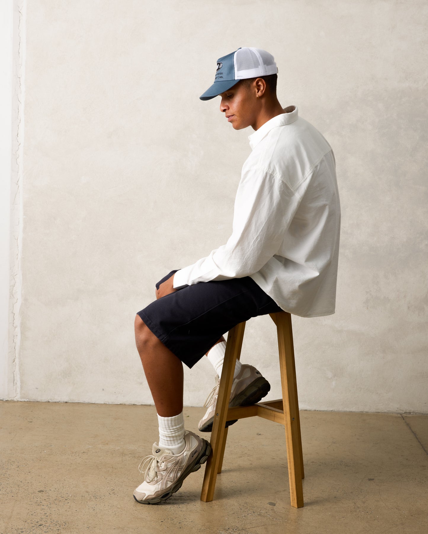 Creative Dept Cap - Ball-Trucker - Light Blue/White