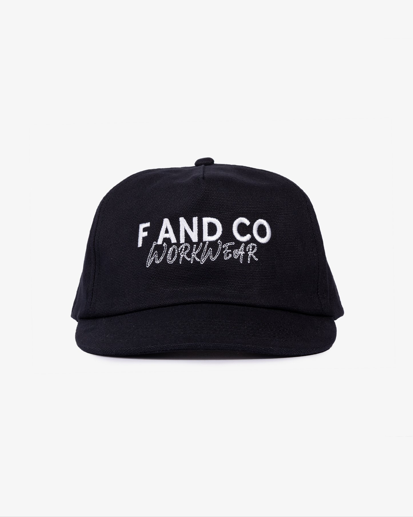 Workwear Cap - 5 panel - Black