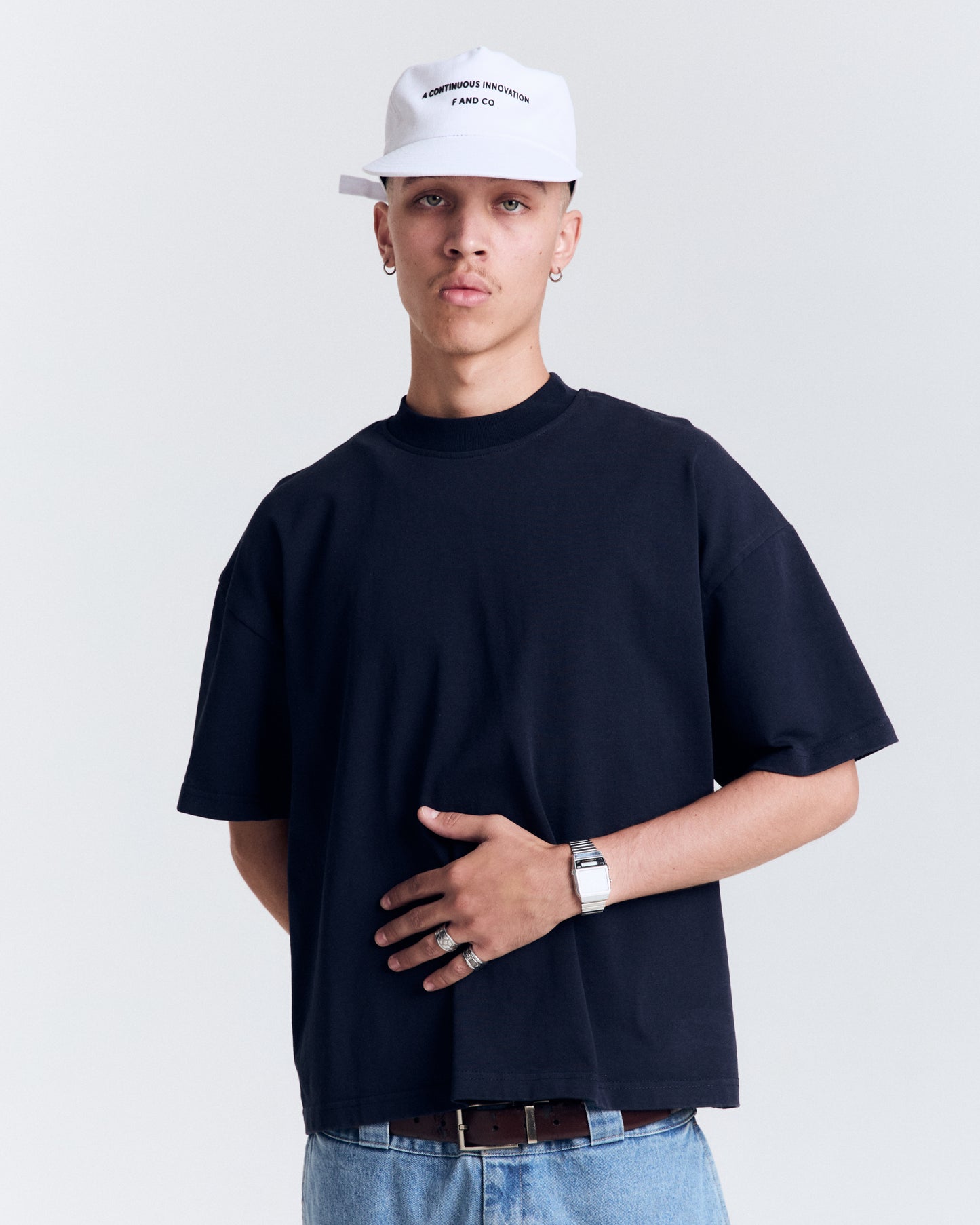 Innovation Cap - Wide Brim 5 Panel - Off White