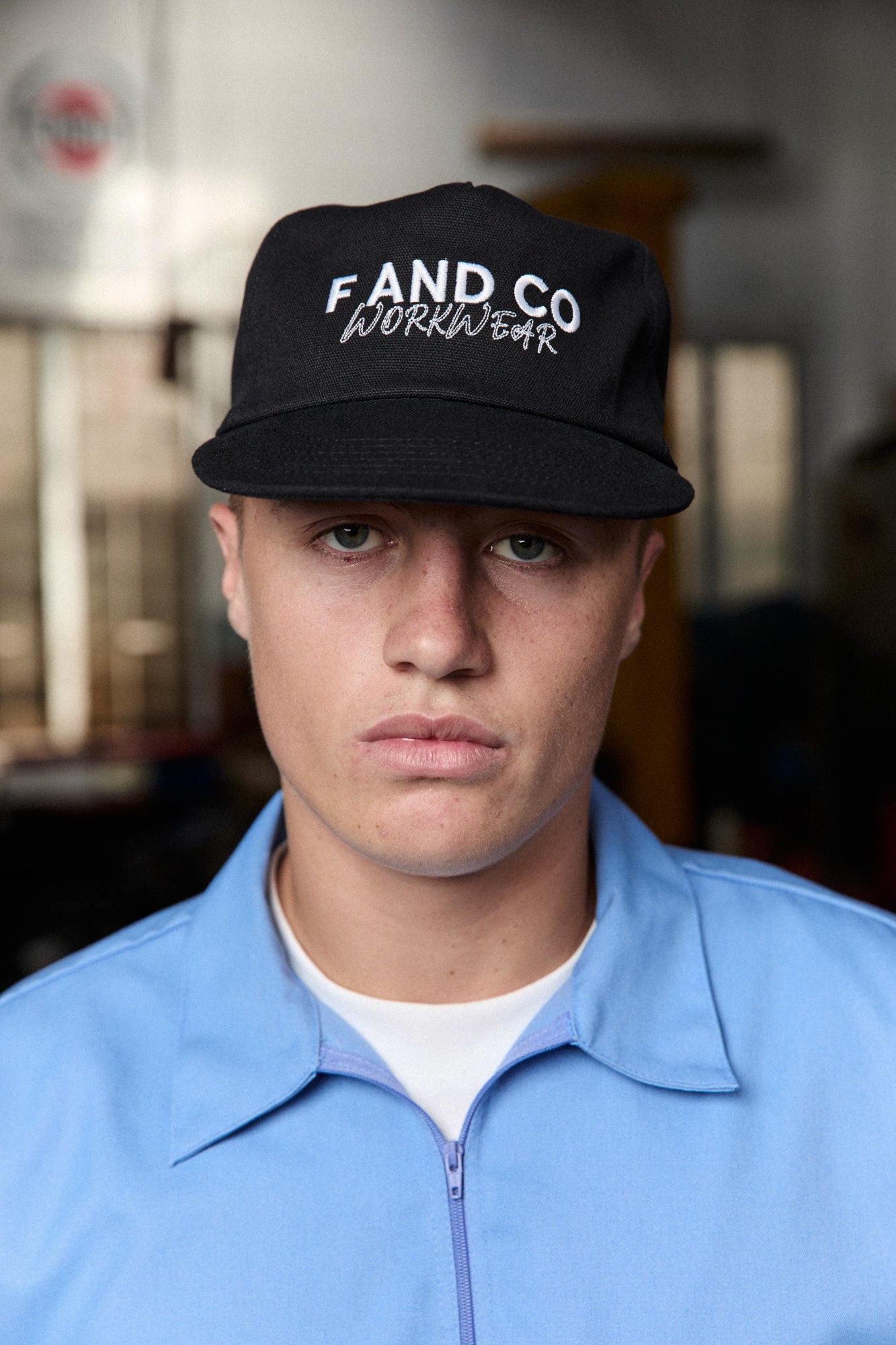 Workwear Cap - 5 panel - Black
