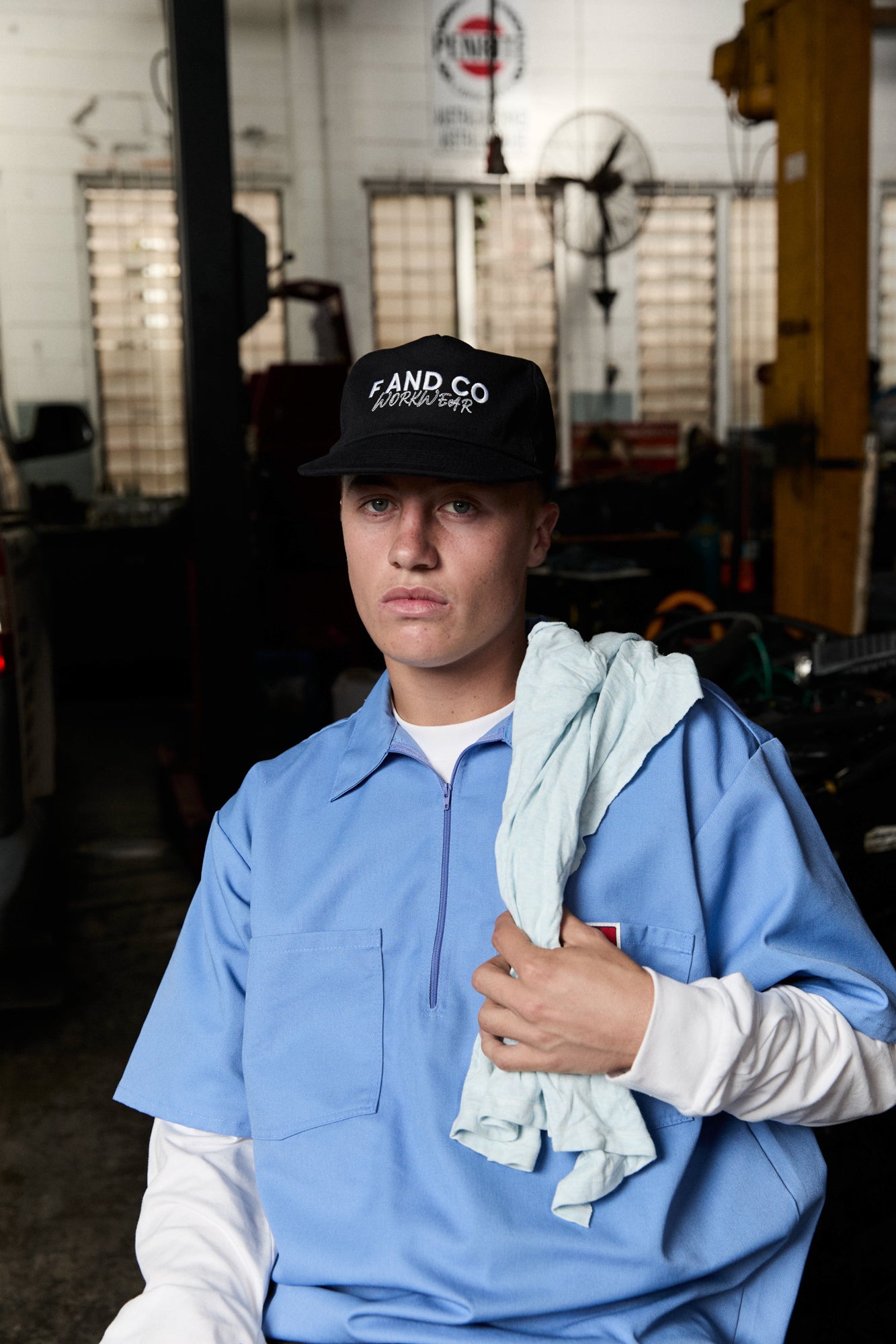 Workwear Cap - 5 panel - Black