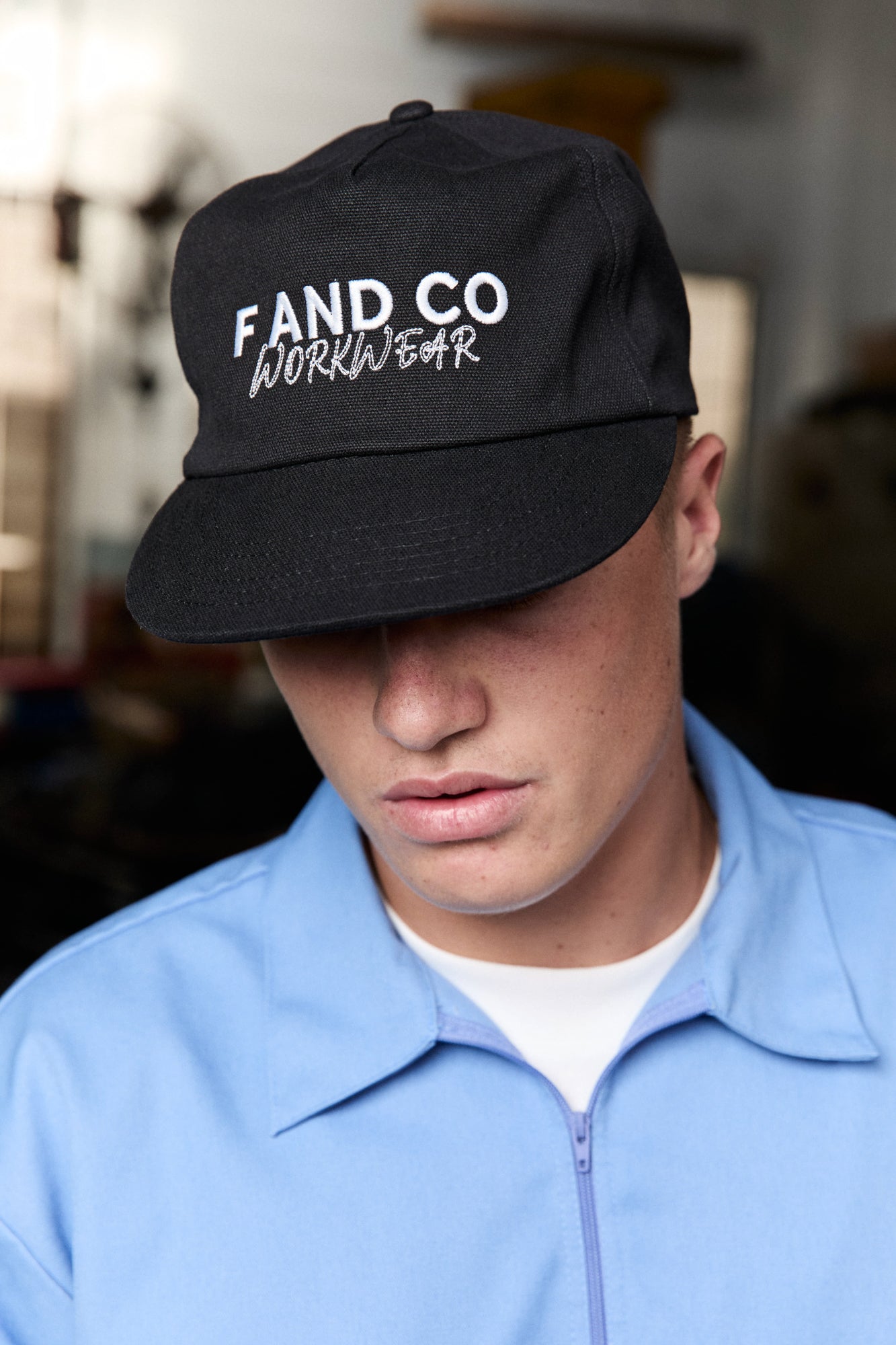 Workwear Cap - 5 panel - Black