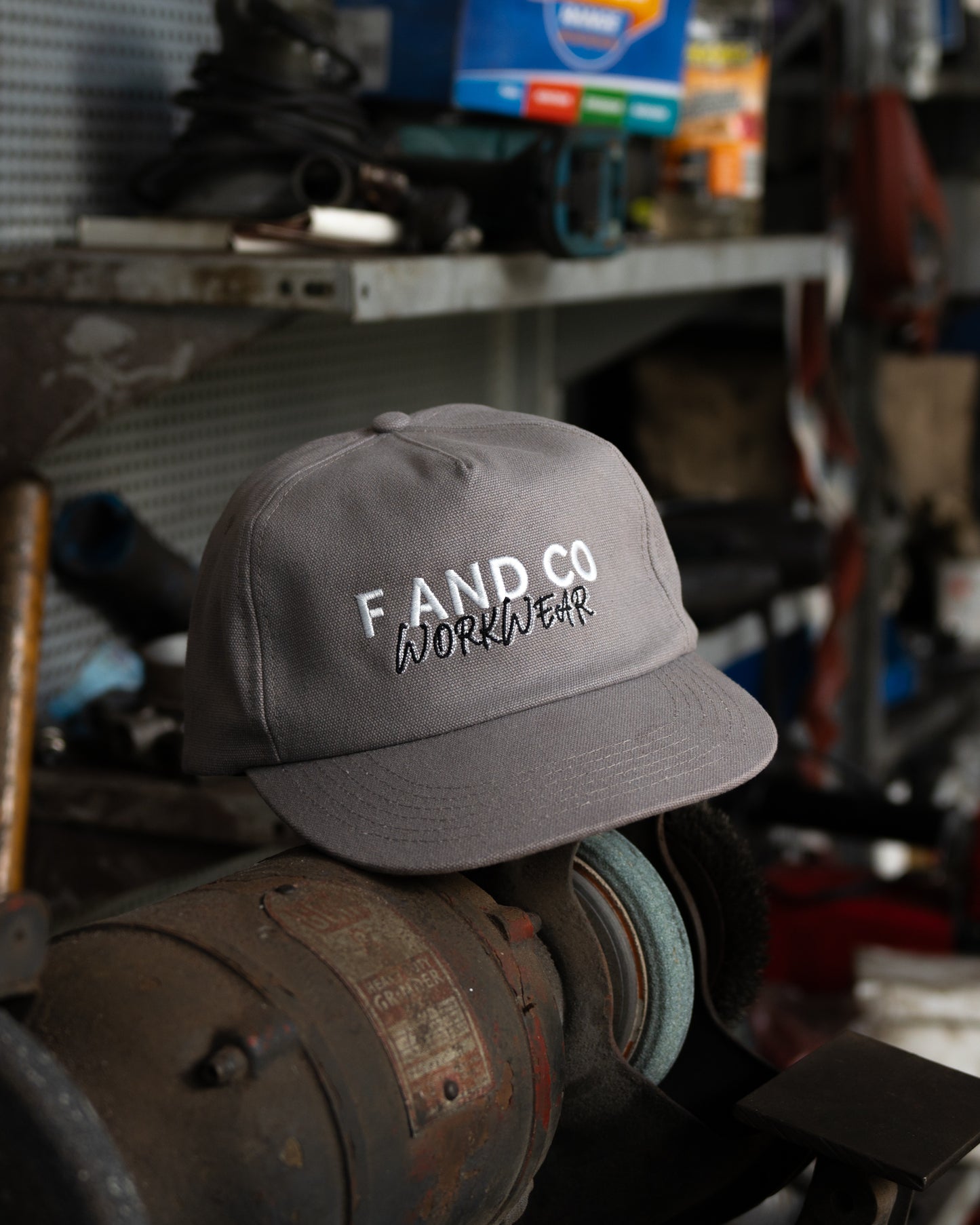 Workwear Cap - 5 panel - Grey