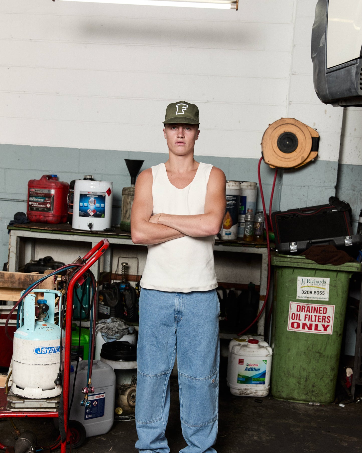 Workers F Cap - Trucker - Army Green