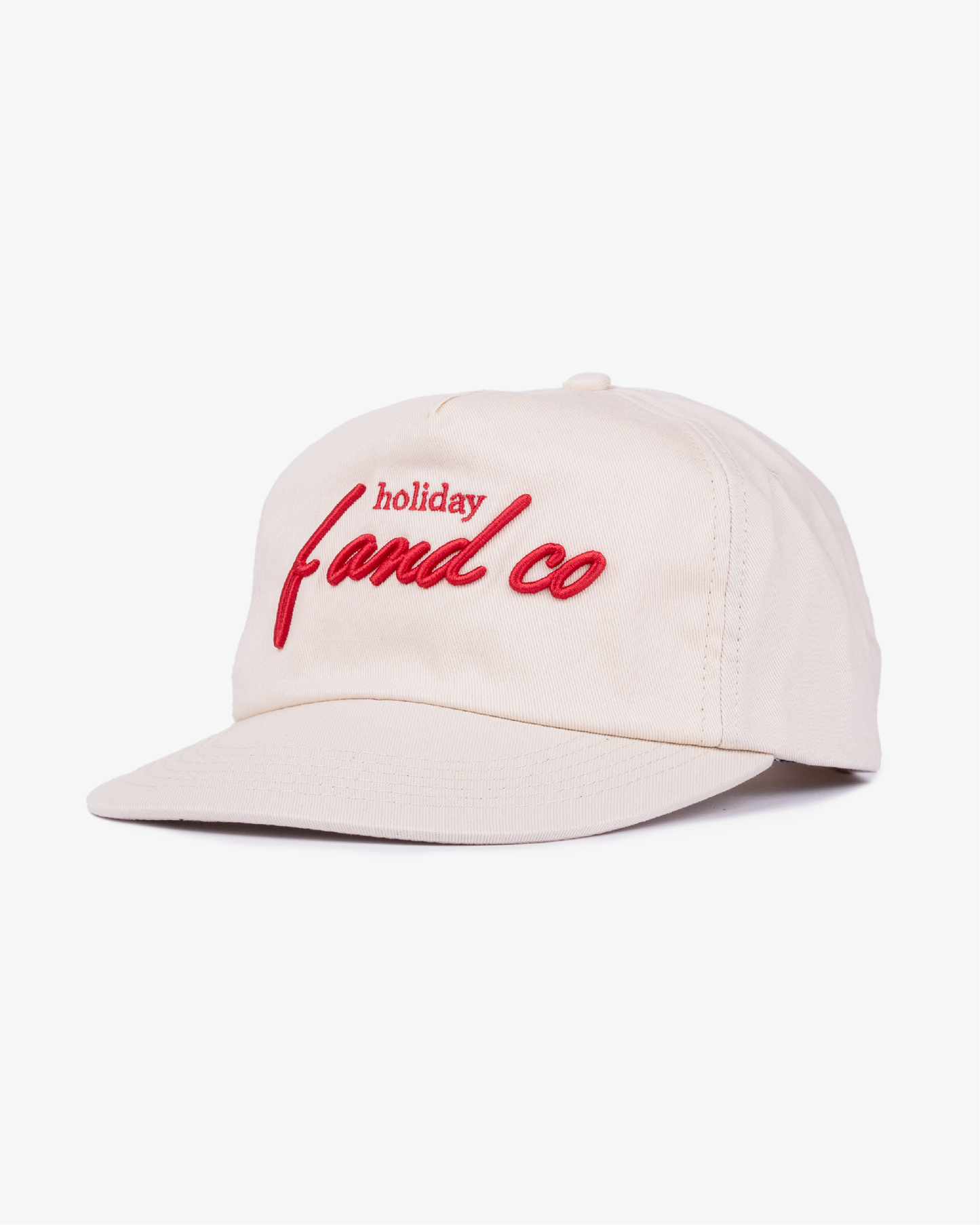 Holiday Cap - 5 Panel - Beige