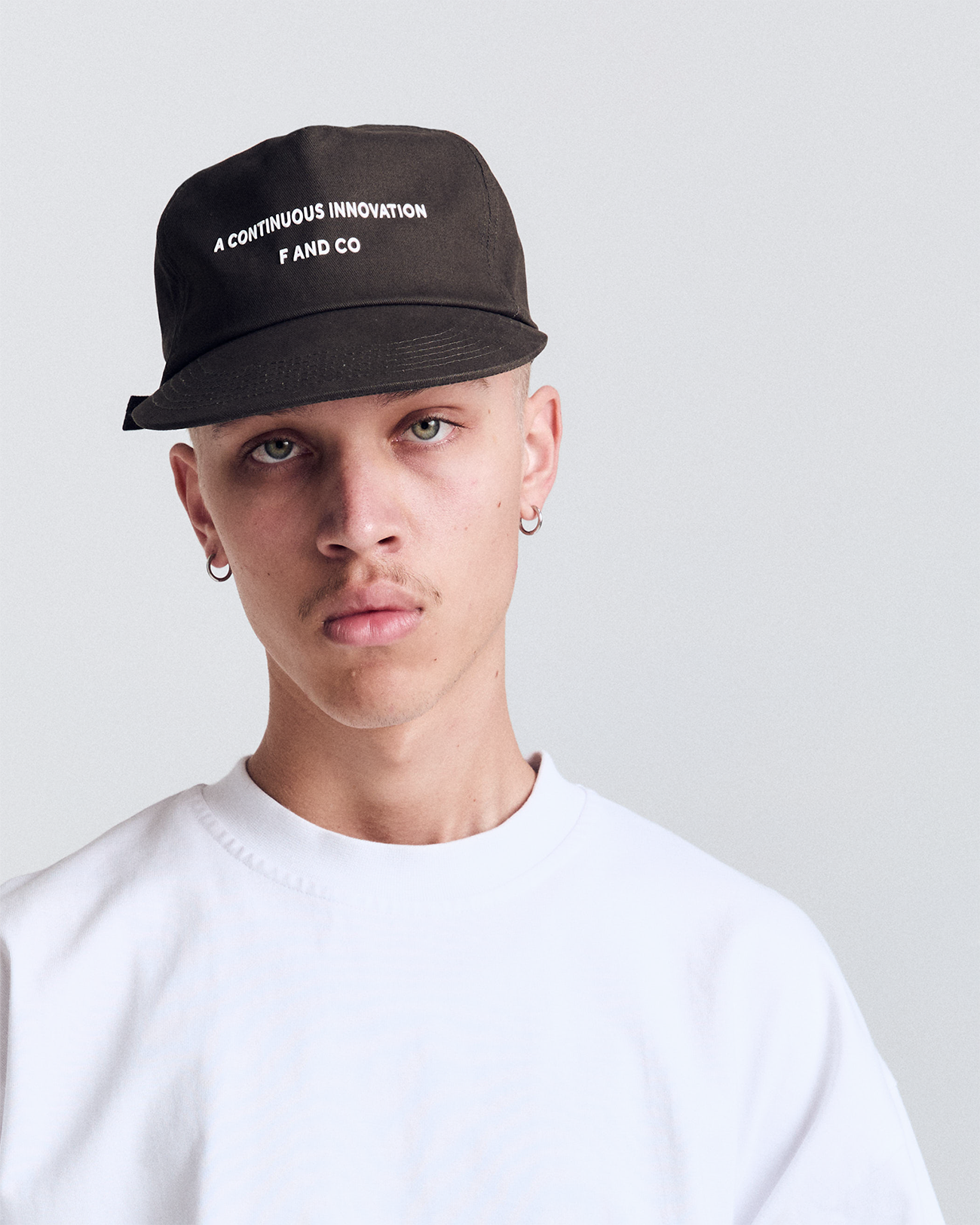 Innovation Cap - Wide Brim 5 Panel - Off Black
