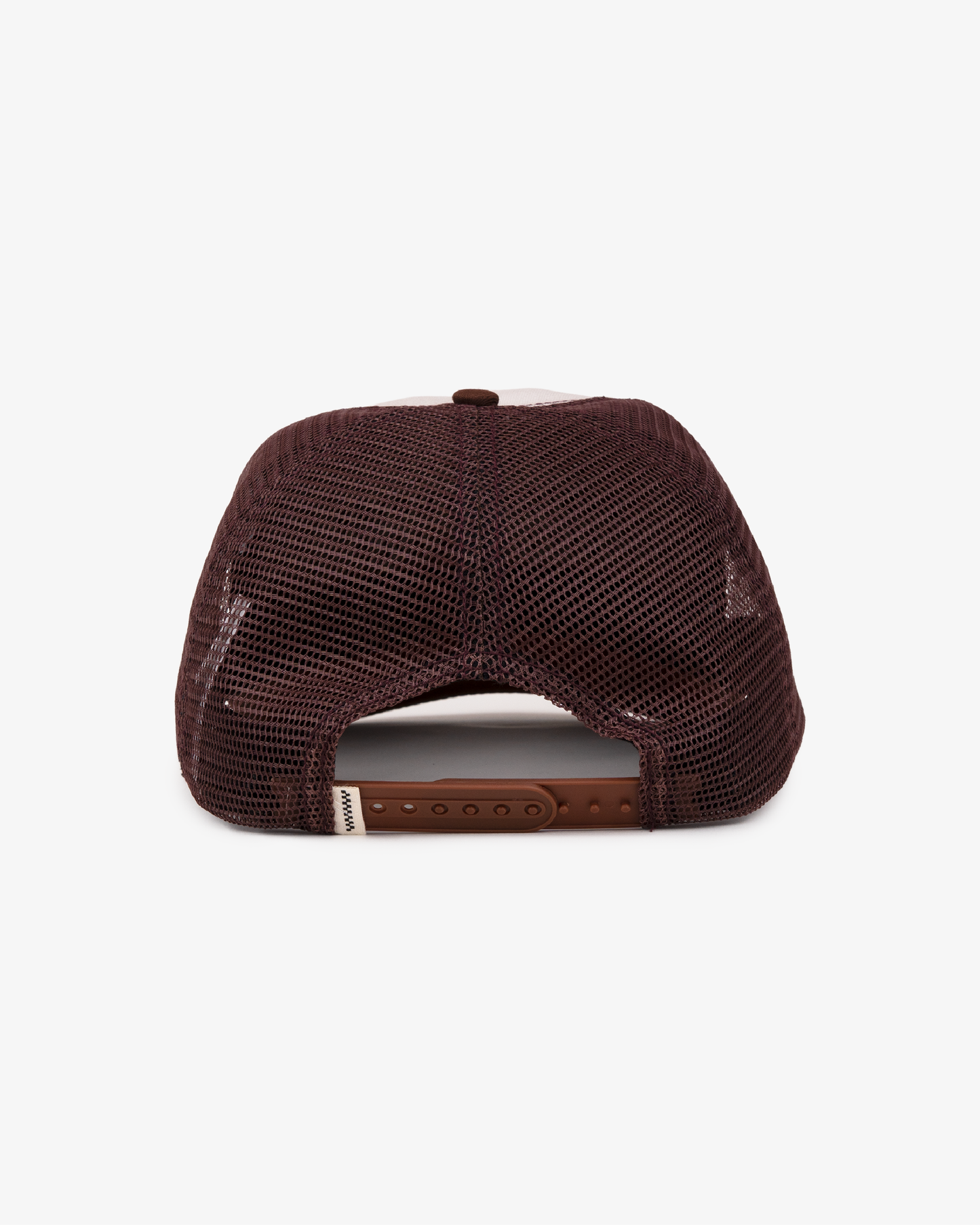 09 Cap - Ball Trucker - Off White/Brown