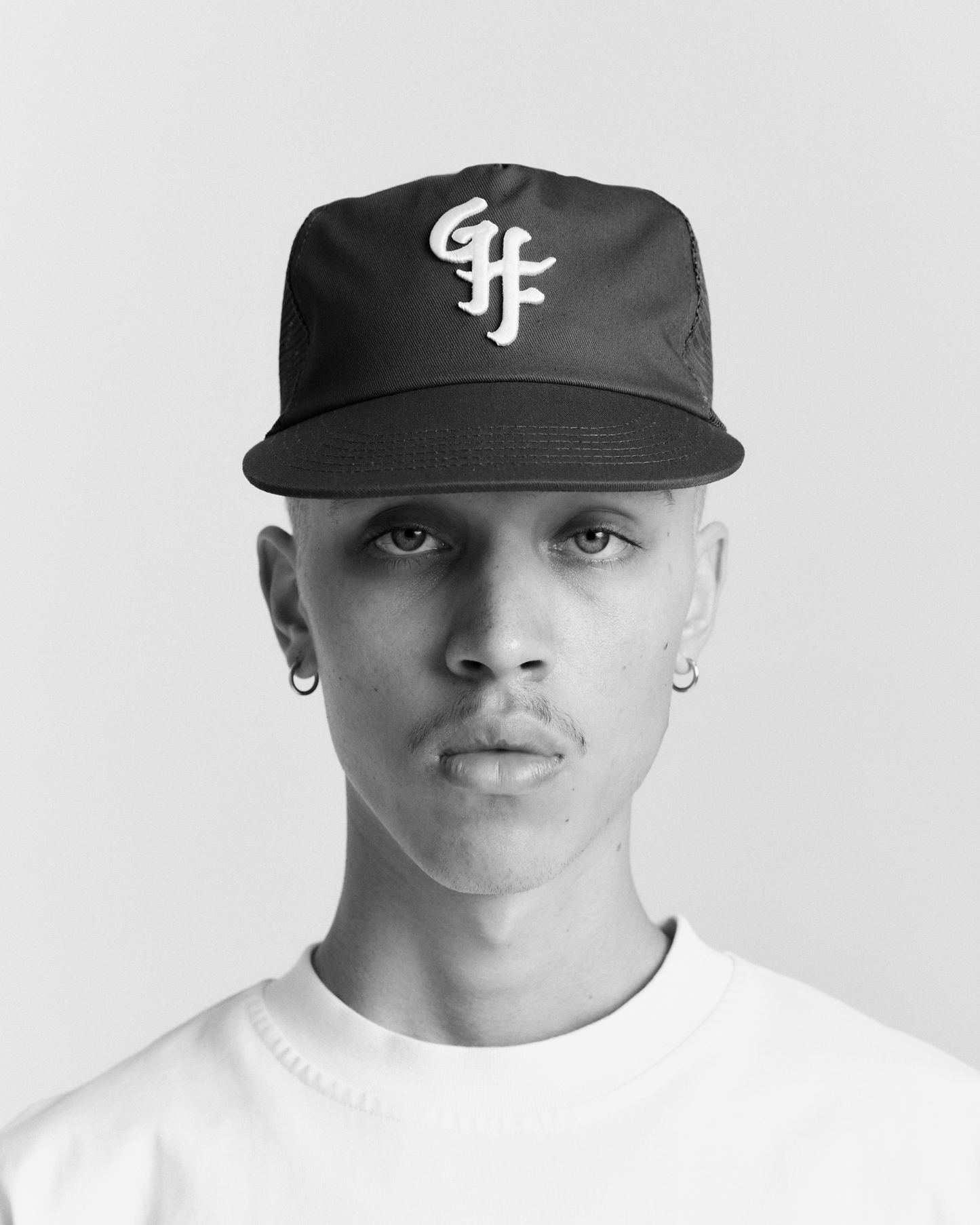 Glass Half Full Trucker Cap - 5 Panel - Black