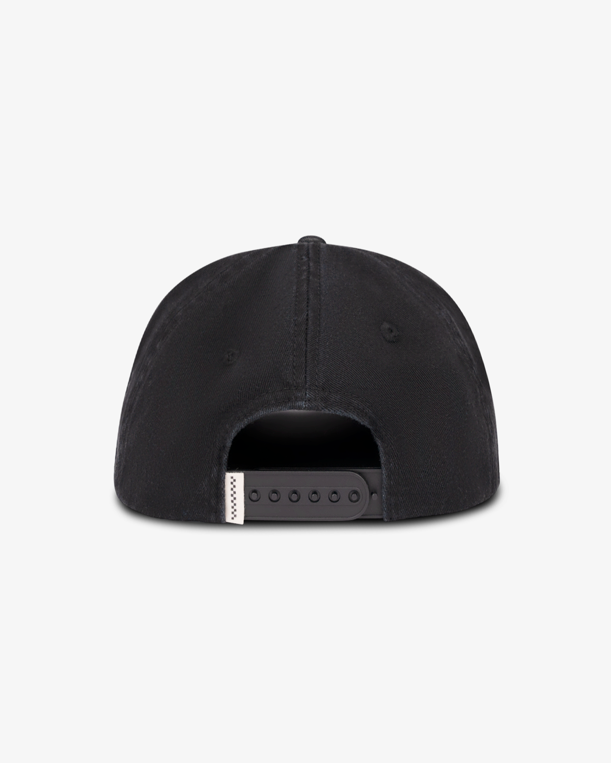 Vintage Letterman Cap - 5 Panel - Washed Black/Lightly Distressed