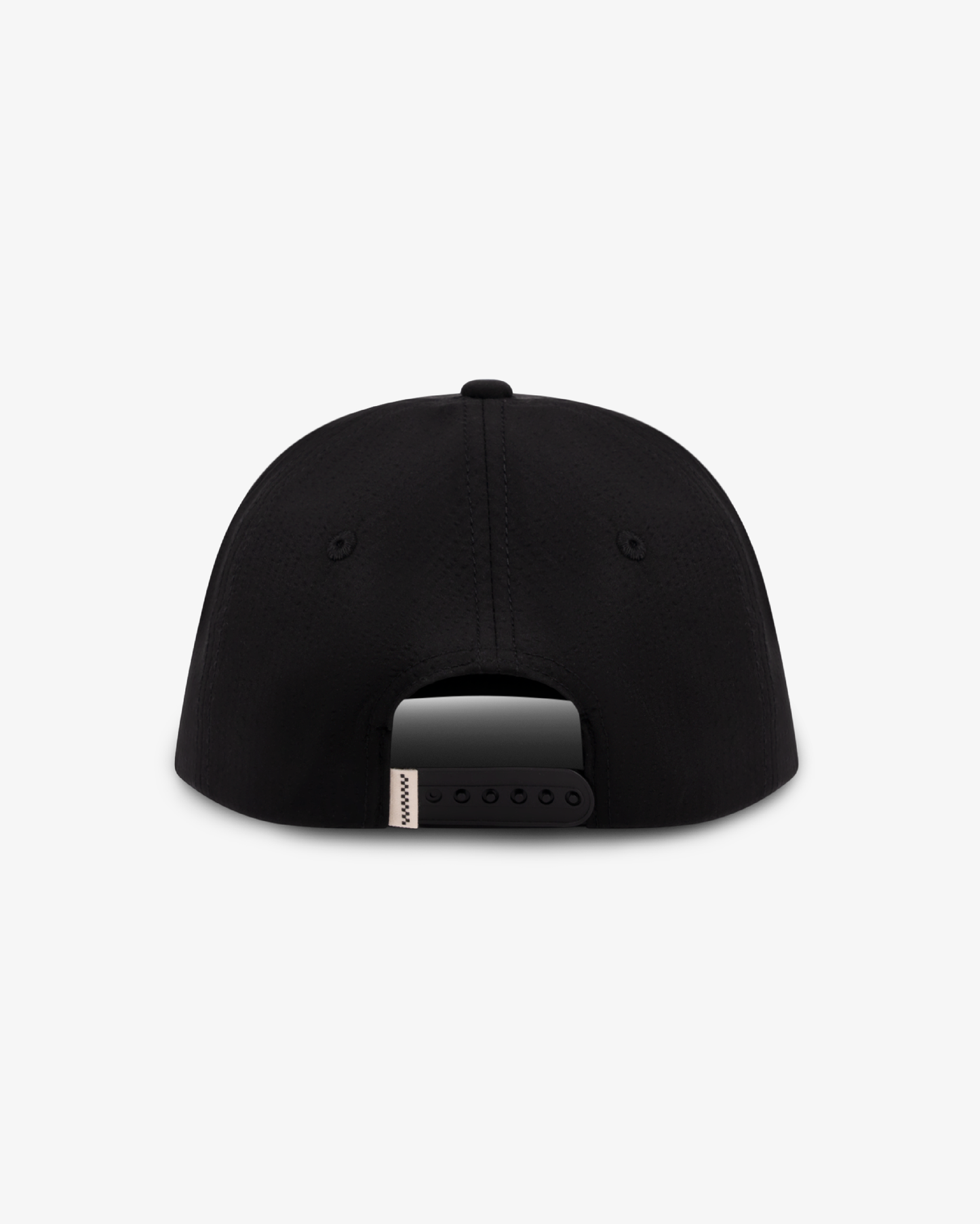 Art Letterman Cap - 5 Panel - Black Seersucker