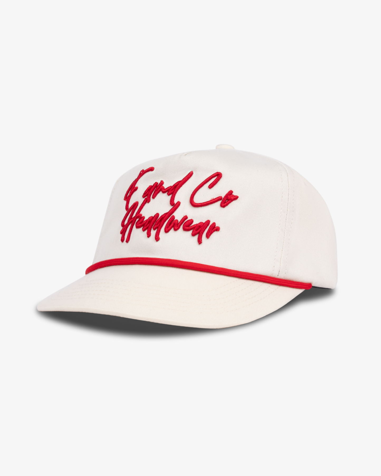 Event Script Cap - Wide Brim 5 Panel - Off White