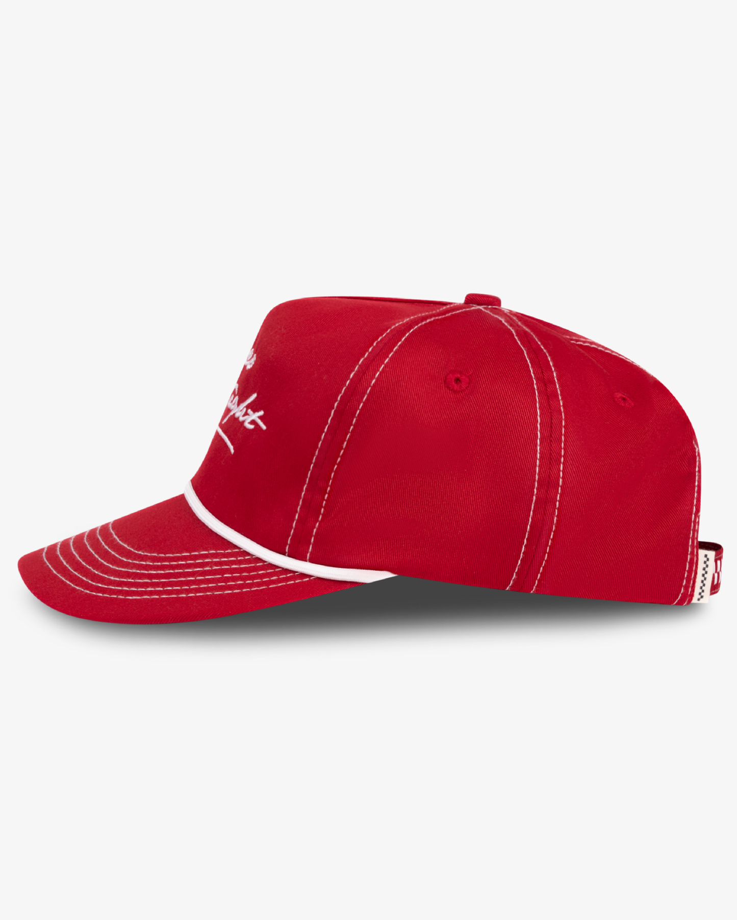Date Cap - Wide Brim 5 Panel - Red