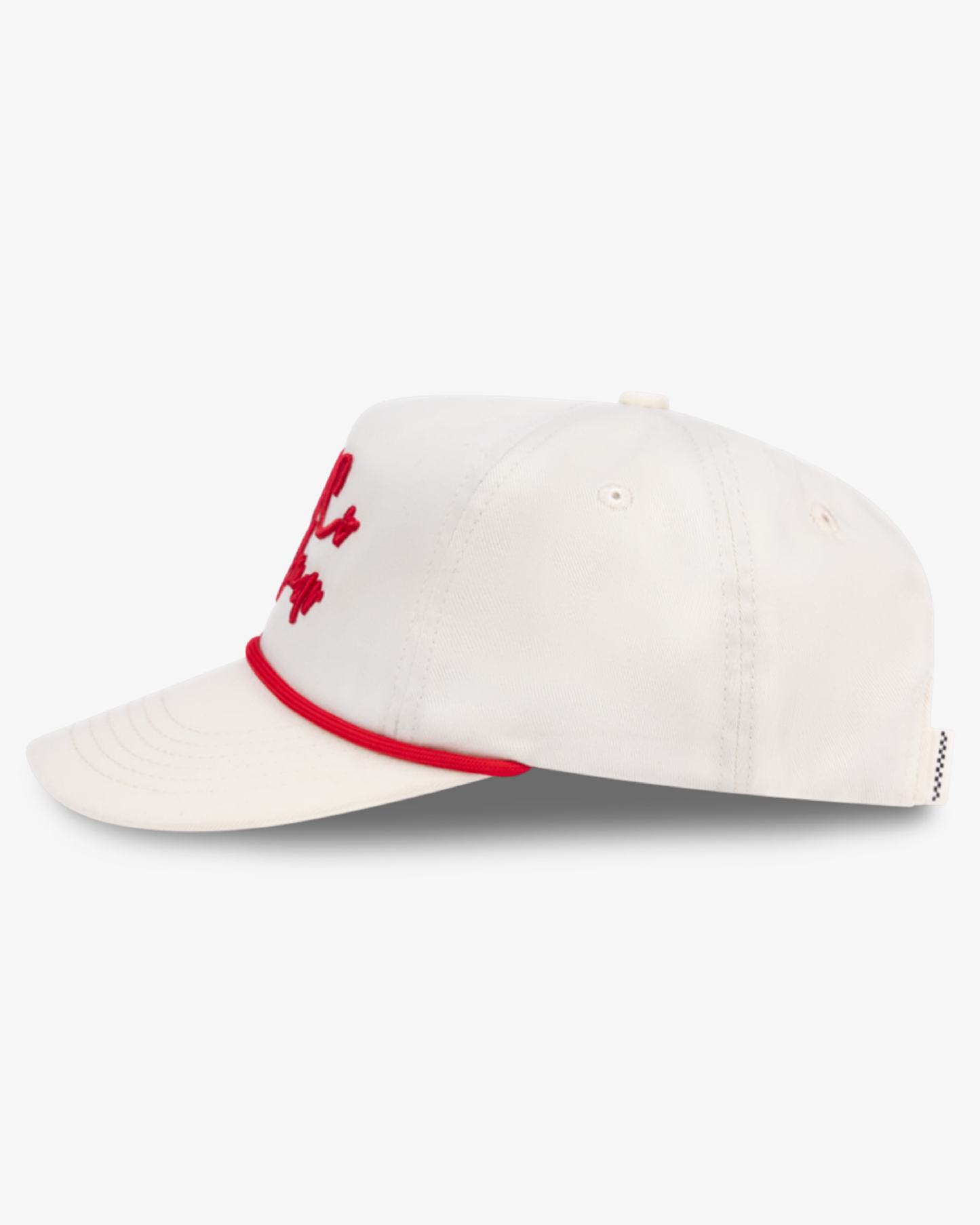 Event Script Cap - Wide Brim 5 Panel - Off White