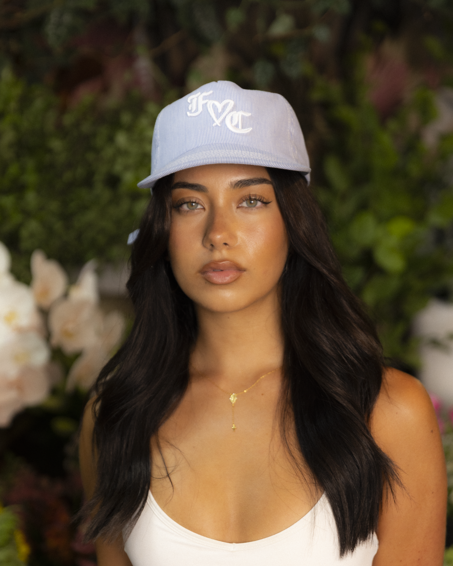 F❤C Cap - 5 Panel - Blue Pinstripe