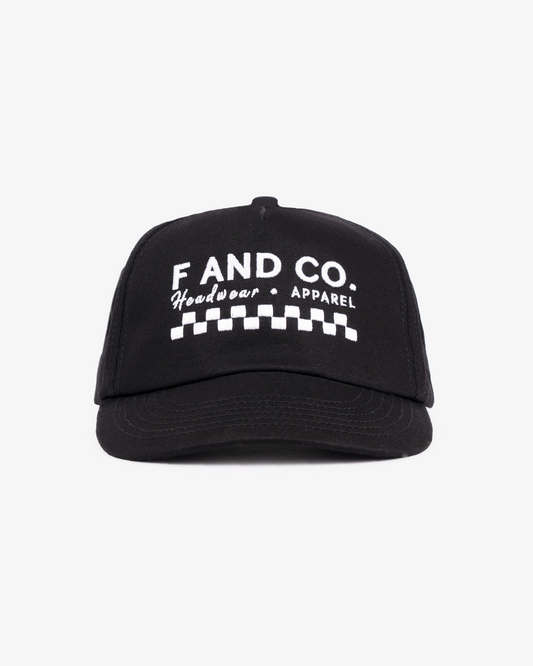 Logo Cap - 5 Panel - Black