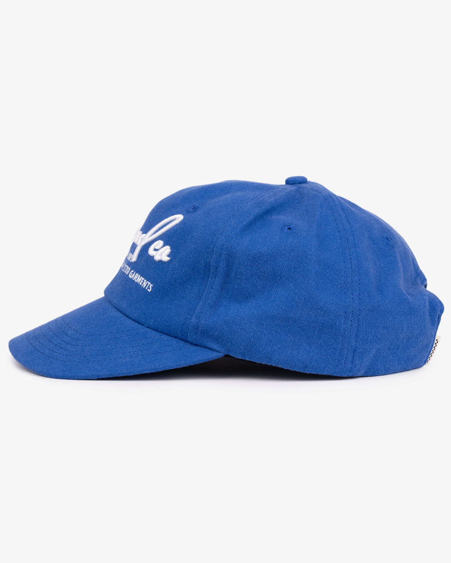 Signature Goods Cap - Wide Brim 6 Panel - Washed Royal Blue