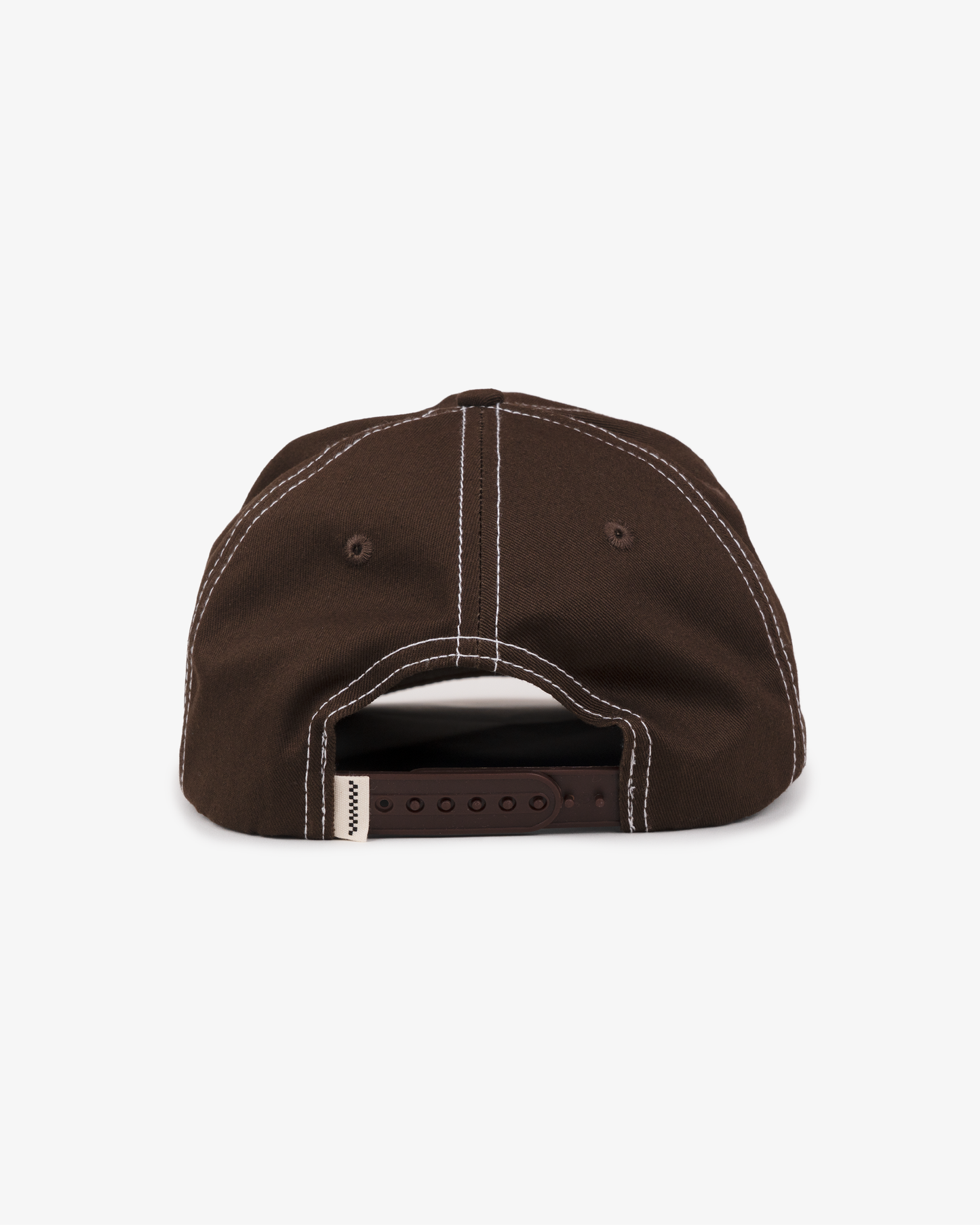 Creative Cap - Short Brim 6 Panel - Taupe/Contrast Stitch