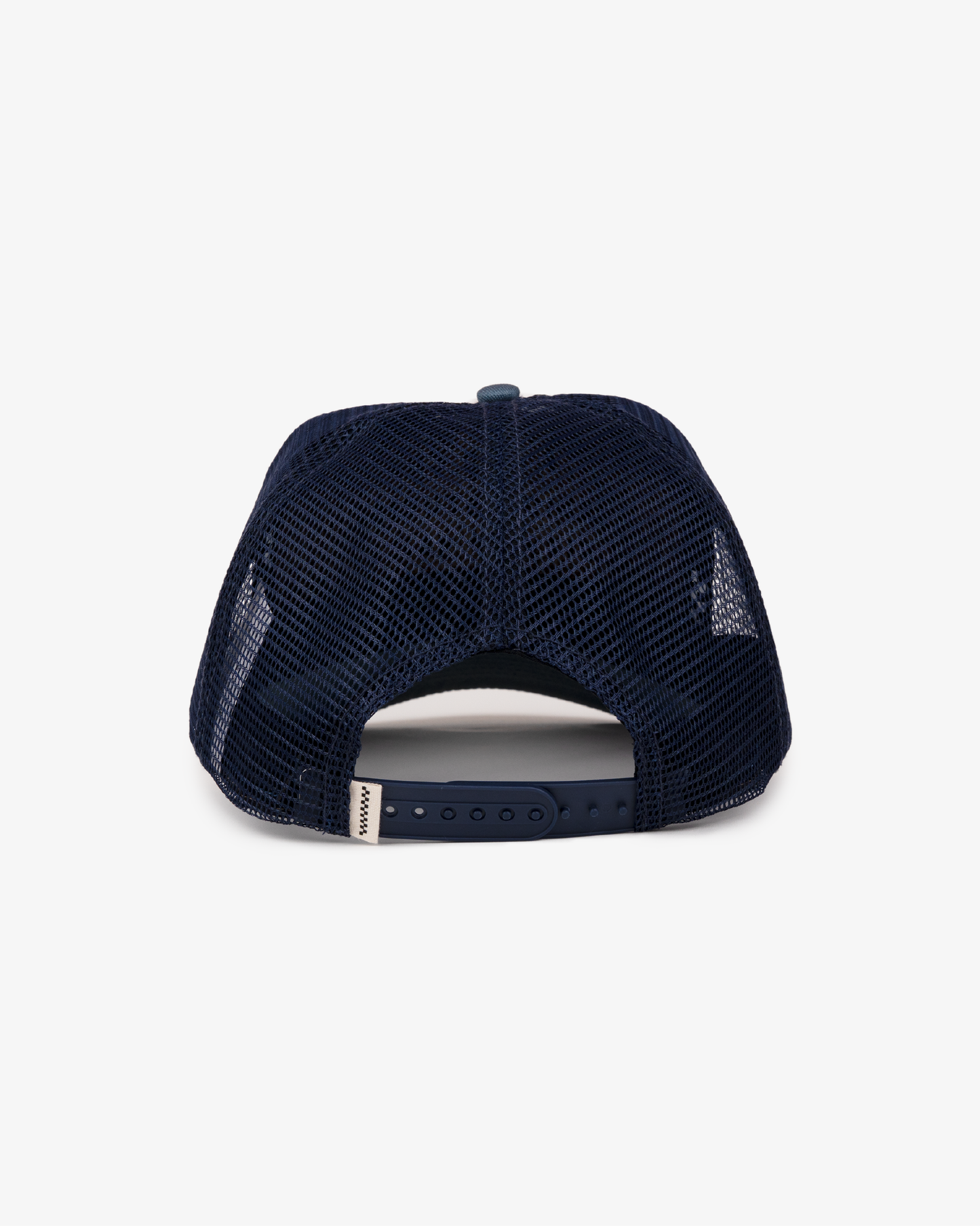 09 Cap - Ball Trucker - Off White/Blue