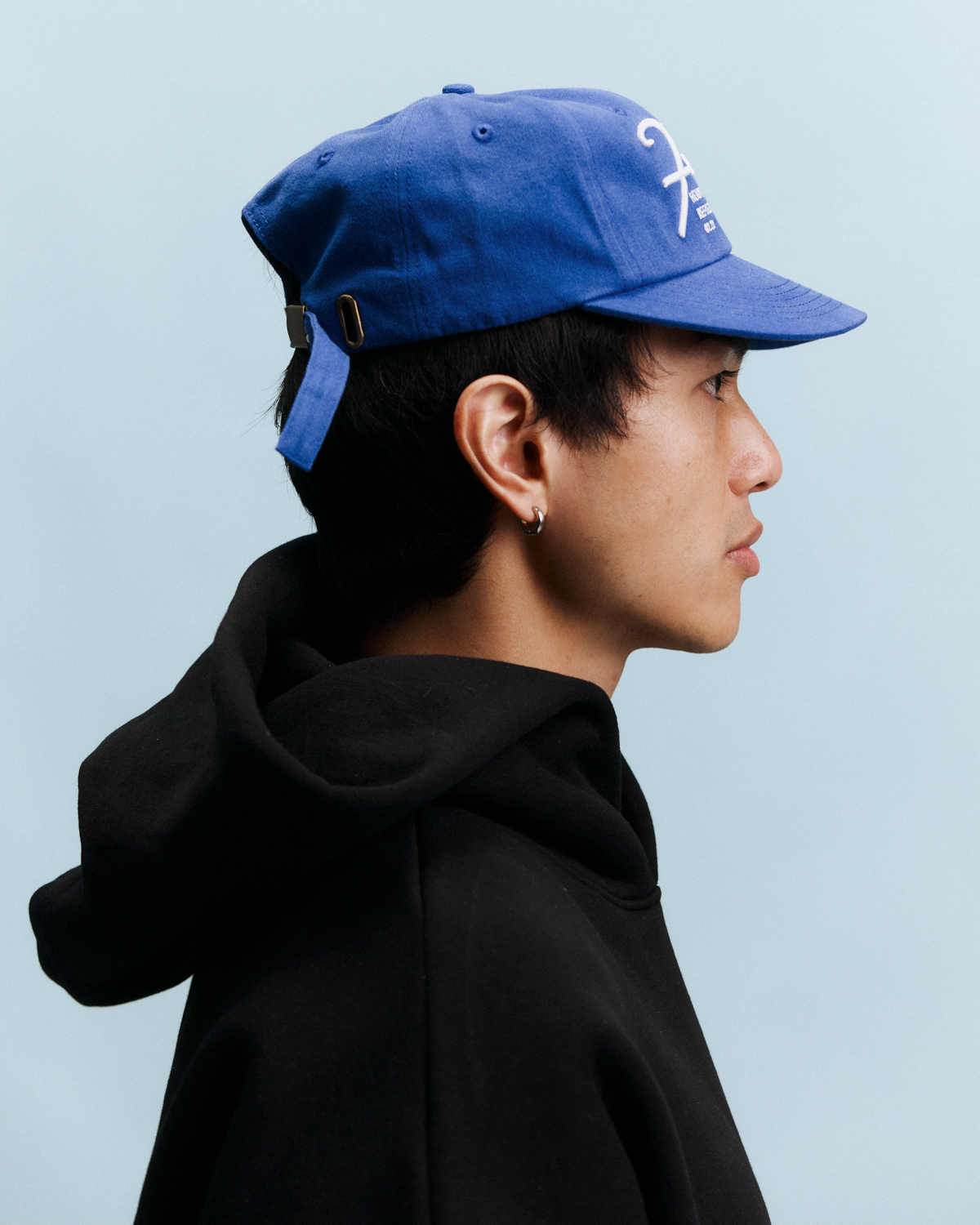 Signature Goods Cap - Wide Brim 6 Panel - Washed Royal Blue