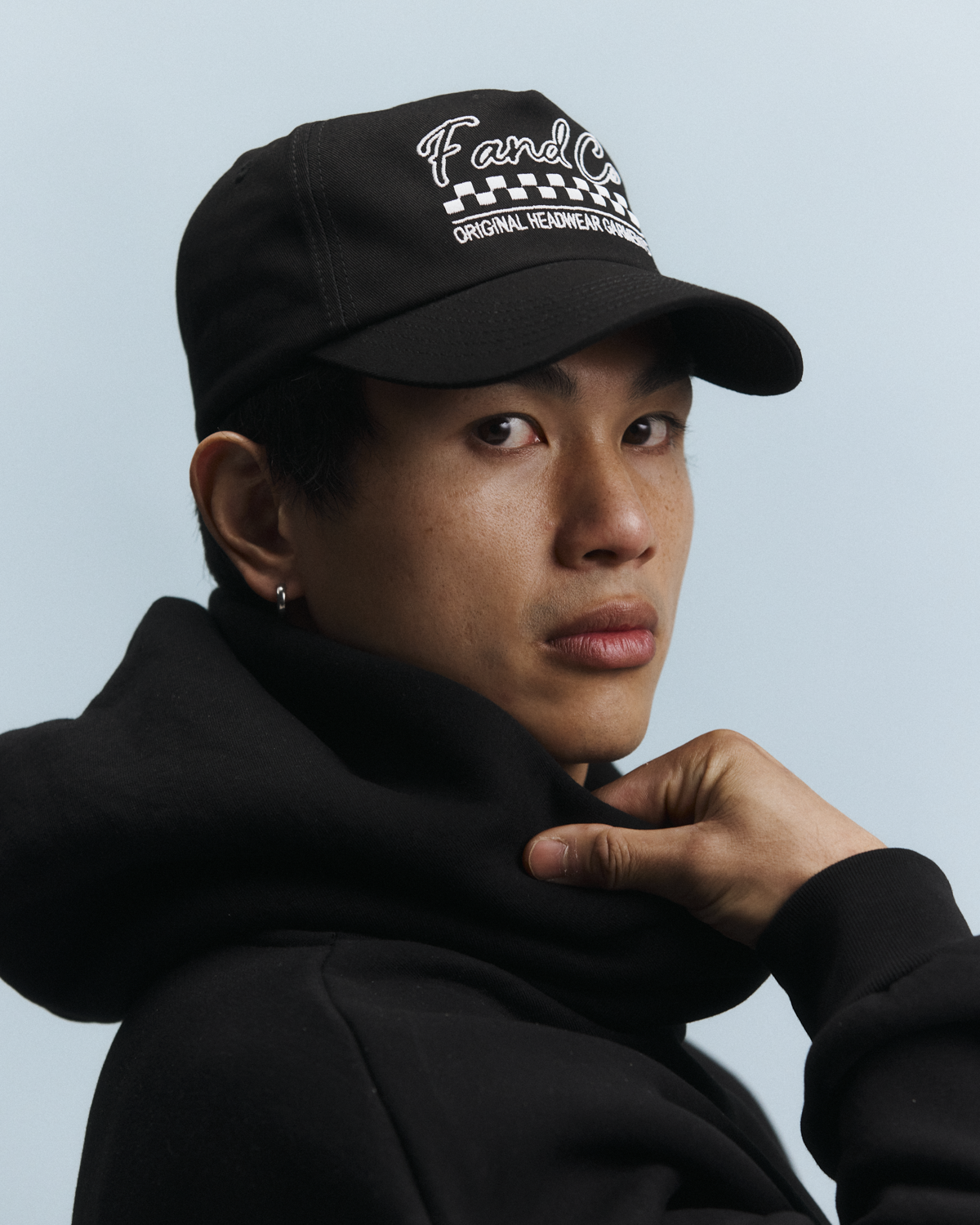 Script Logo Cap - Ball Trucker - Black