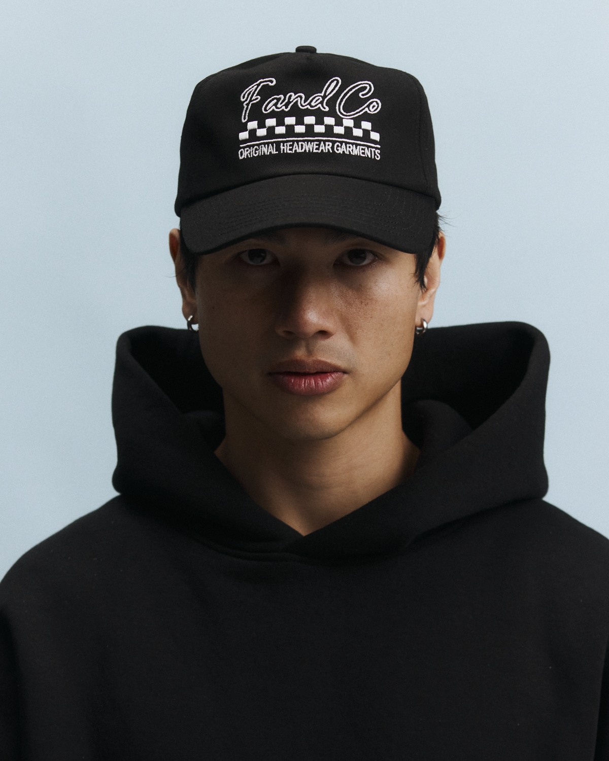 Script Logo Cap - Ball Trucker - Black