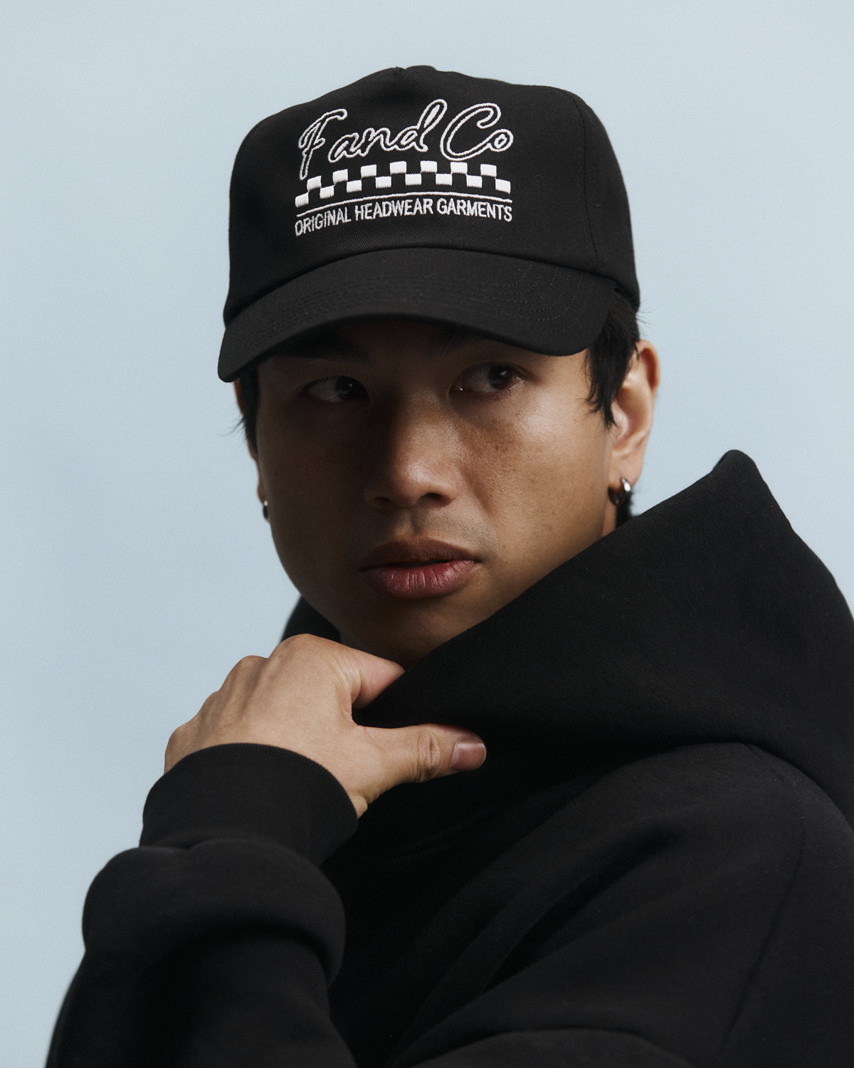 Script Logo Cap - Ball Trucker - Black