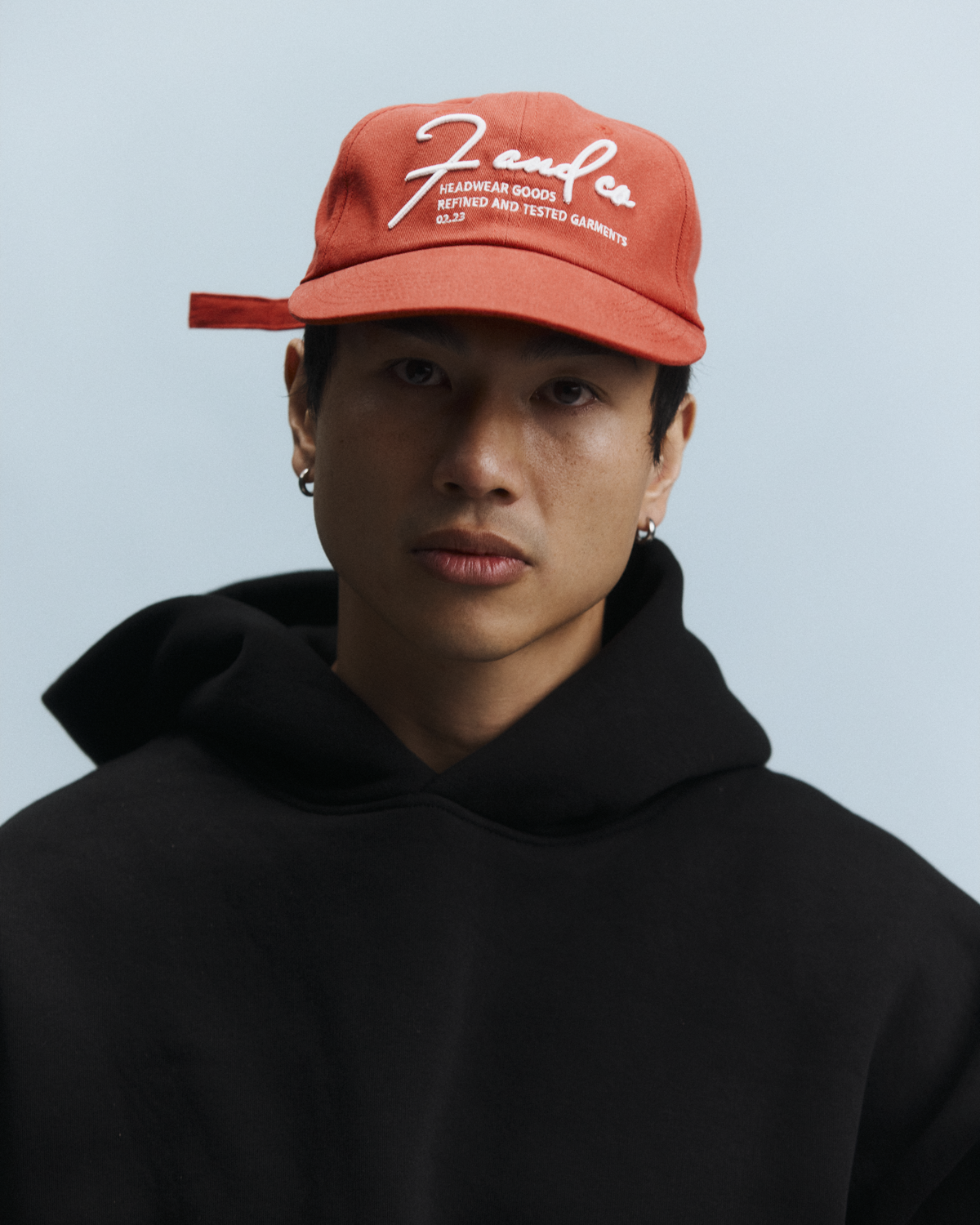 Signature Goods Cap - Wide Brim 6 Panel - Washed Red