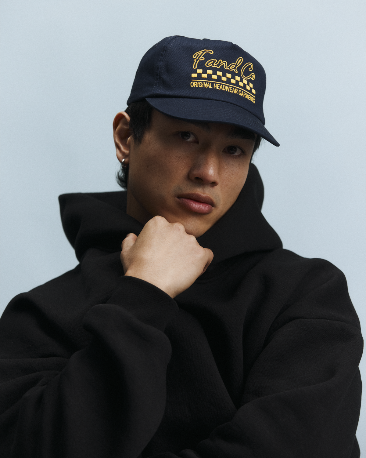 Script Logo Cap - 5 Panel - Navy