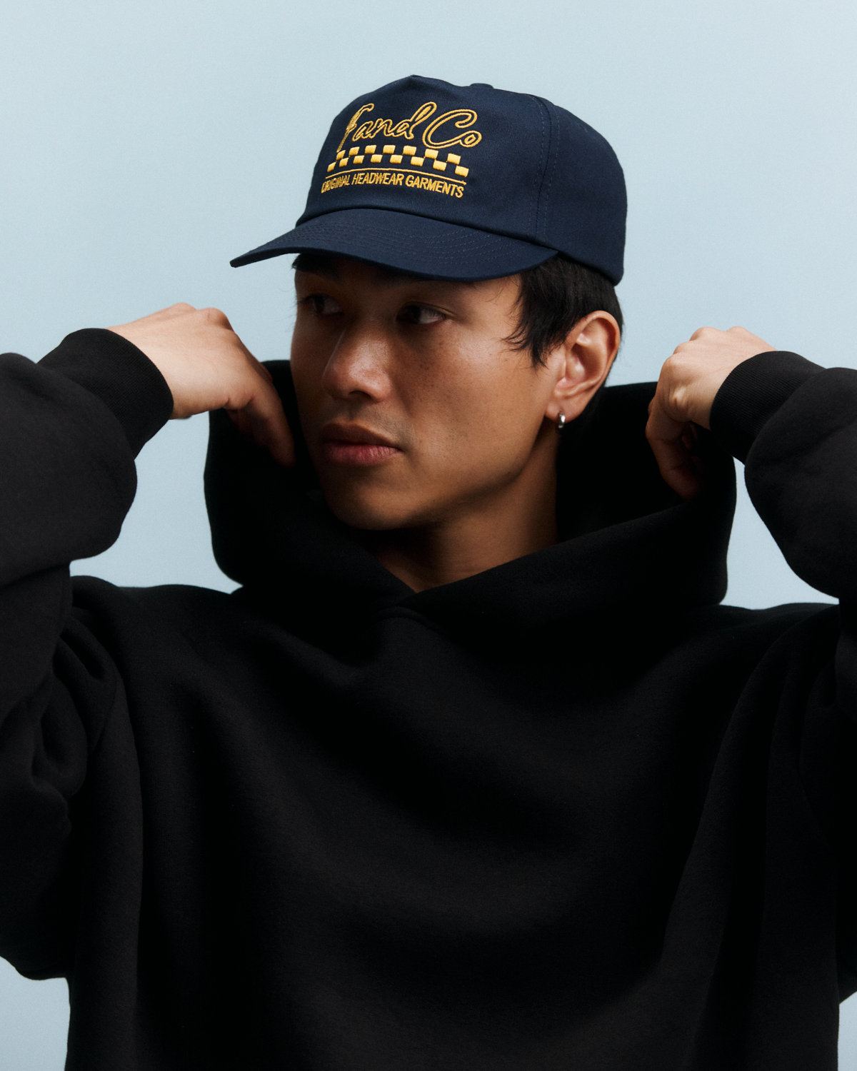 Script Logo Cap - 5 Panel - Navy
