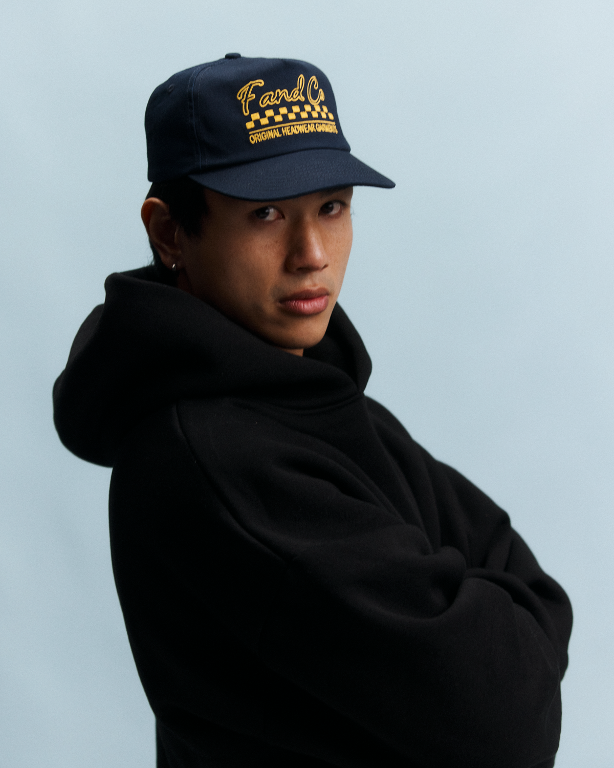 Script Logo Cap - 5 Panel - Navy