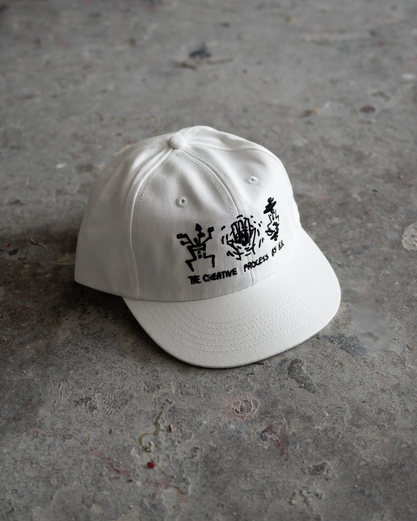 Creative Cap - Short Brim 6 Panel - Off White
