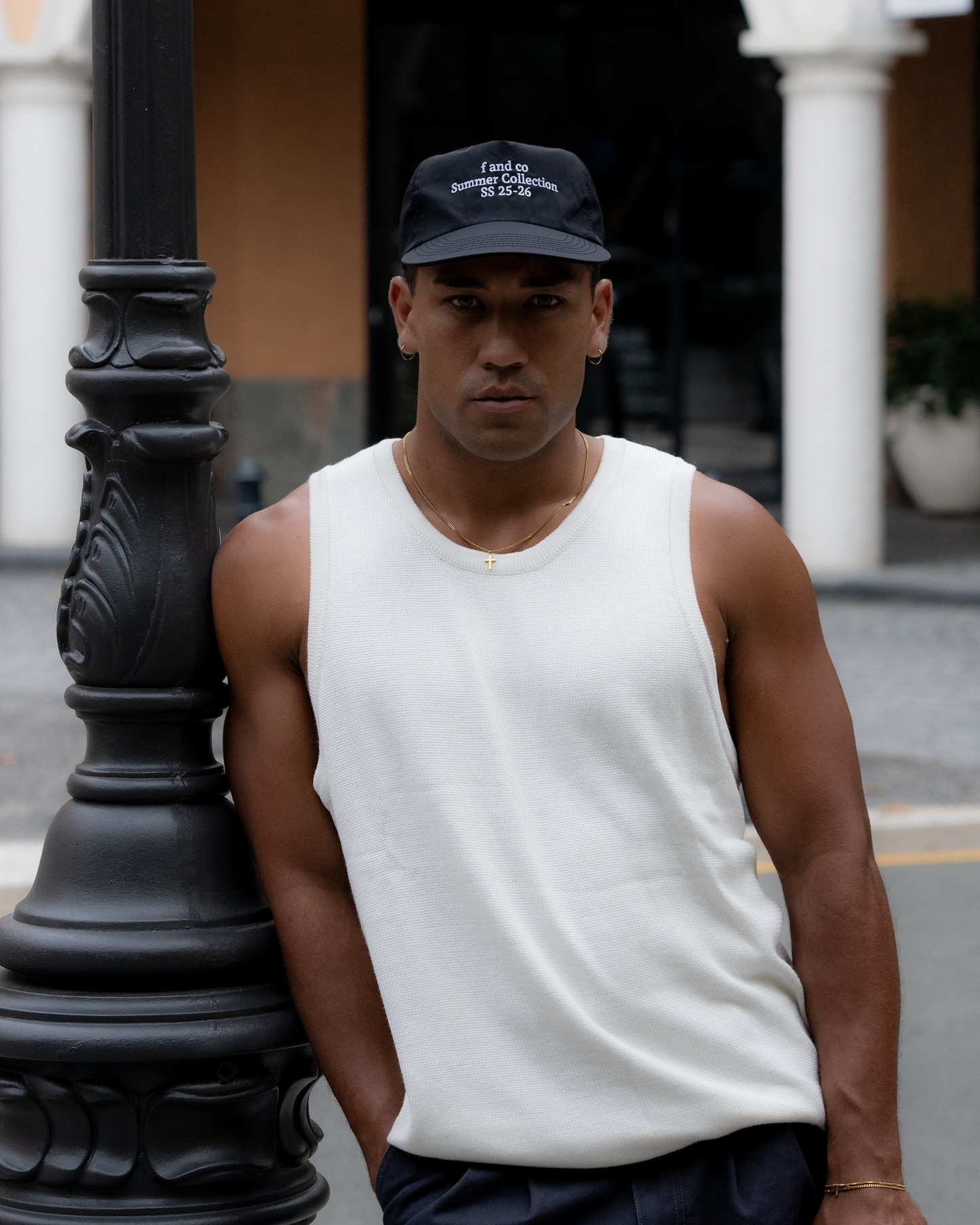 Summer Nylon Cap - 5 Panel - Black