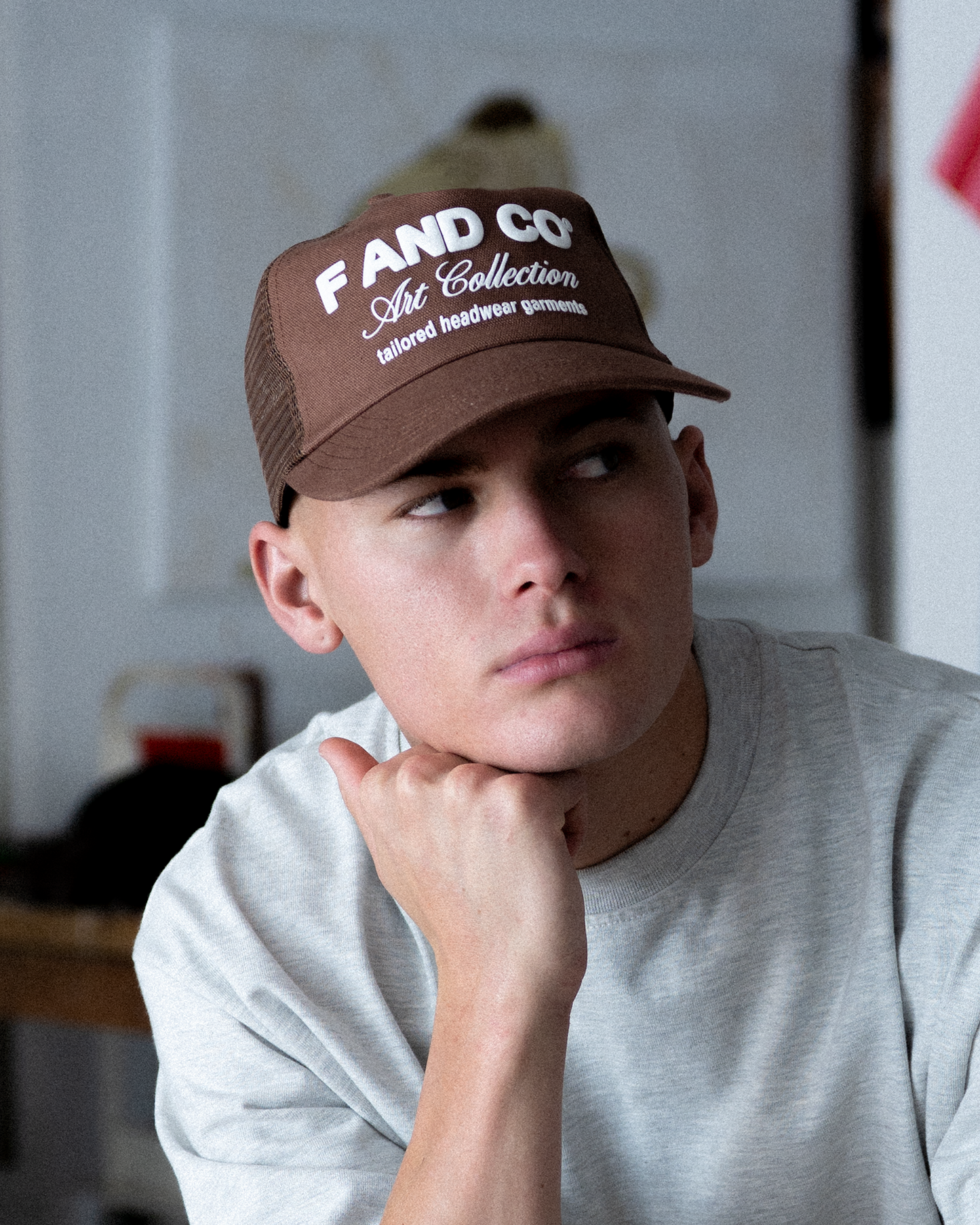 Artist Cap - Ball Trucker - Brown
